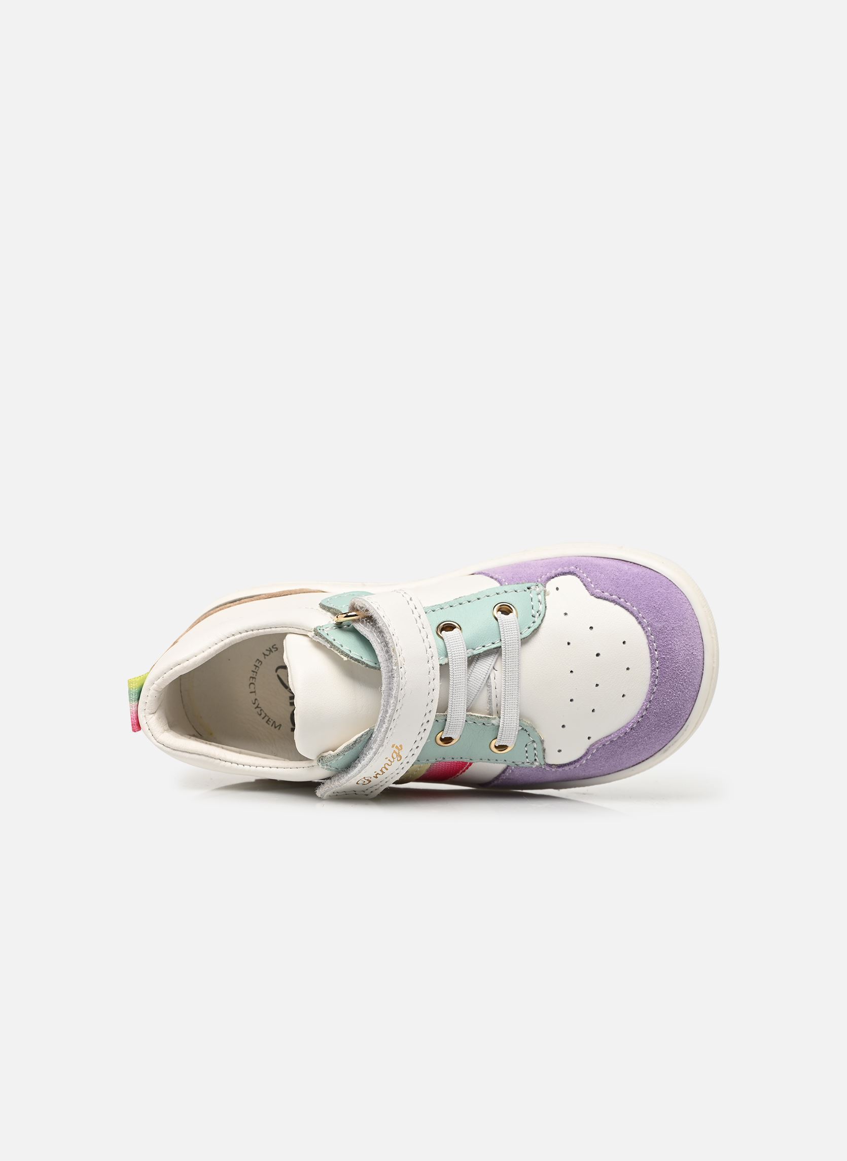 Baskets PLK 14032 fille blanc Primigi Baskets PLK 14032 fille blanc BIANCO/IRIS