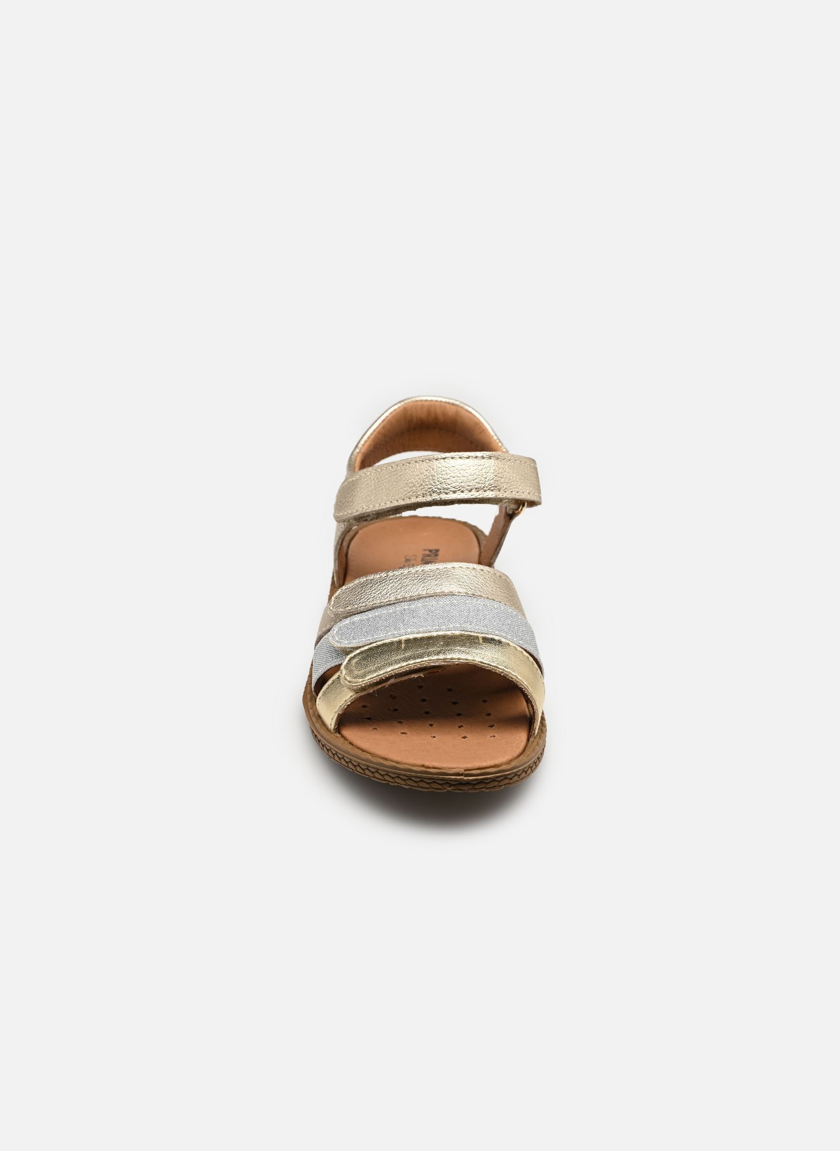 Sandales PML 13870 fille or et bronze Primigi Sandales PML 13870 fille or et bronze Platino/Silver