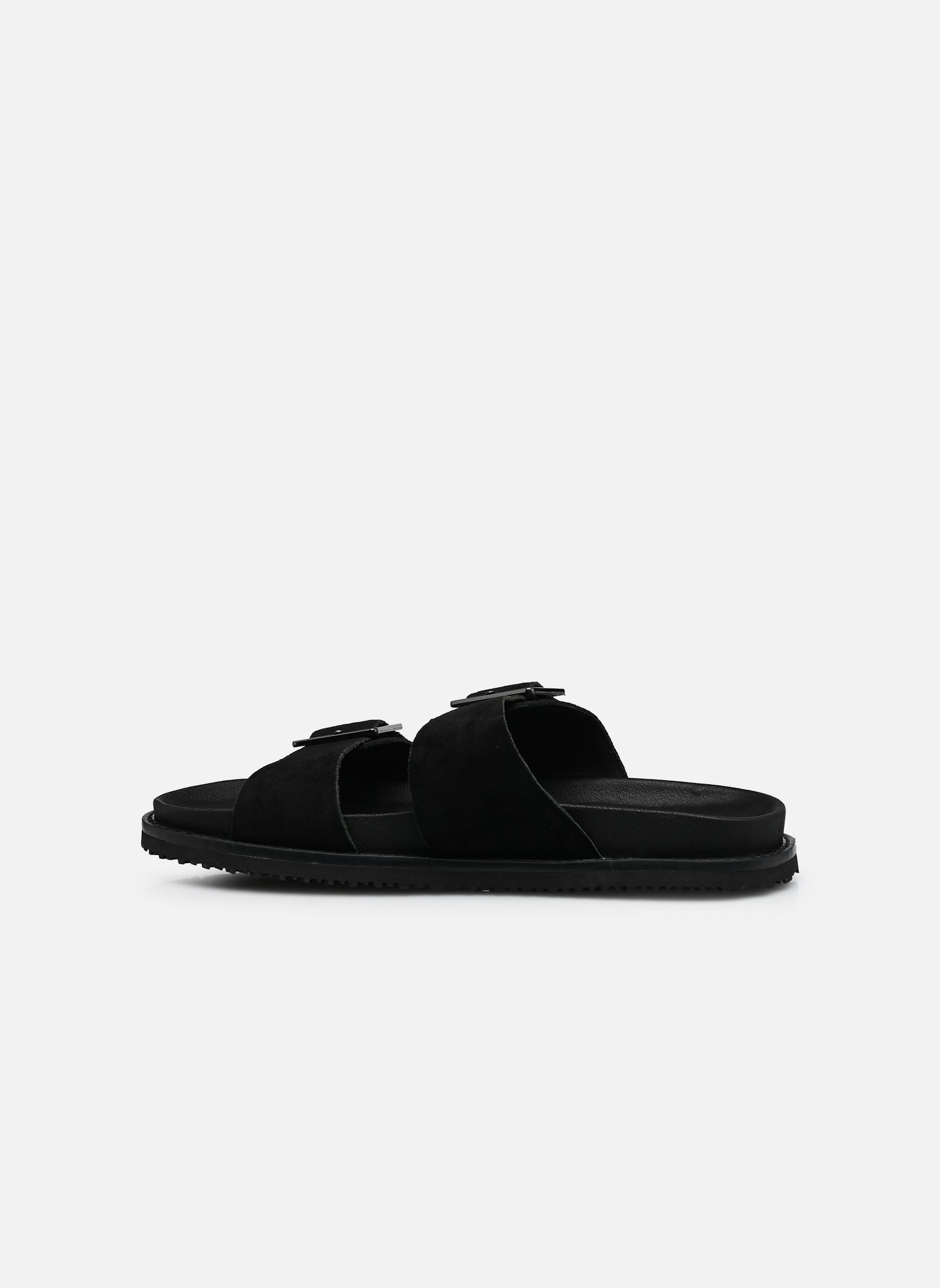 Pantoletten Jfwvenice Leather Sandal herren schwarz Jack & Jones Pantoletten Jfwvenice Leather Sandal herren schwarz Black
