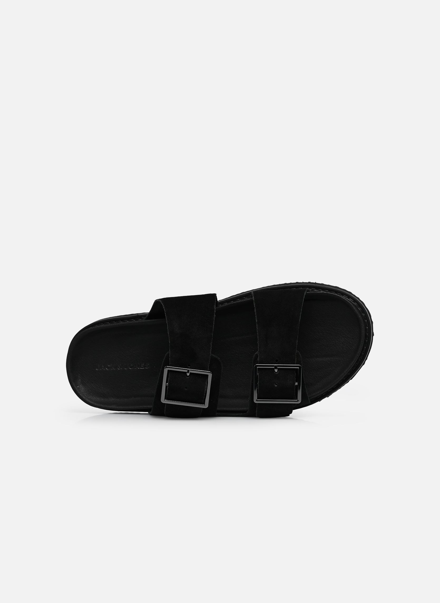 Pantoletten Jfwvenice Leather Sandal herren schwarz Jack & Jones Pantoletten Jfwvenice Leather Sandal herren schwarz Black