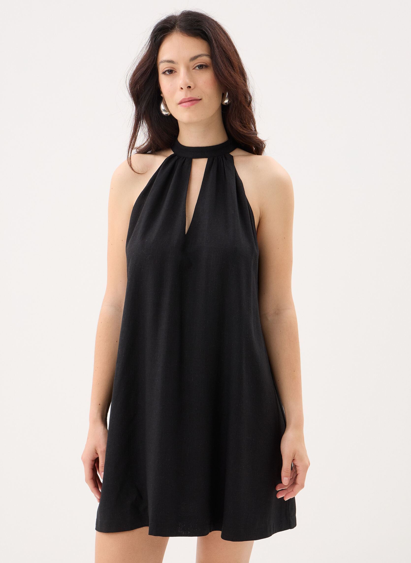 Kleider Whola damen schwarz Grace & Mila Kleider Whola damen schwarz NOIR