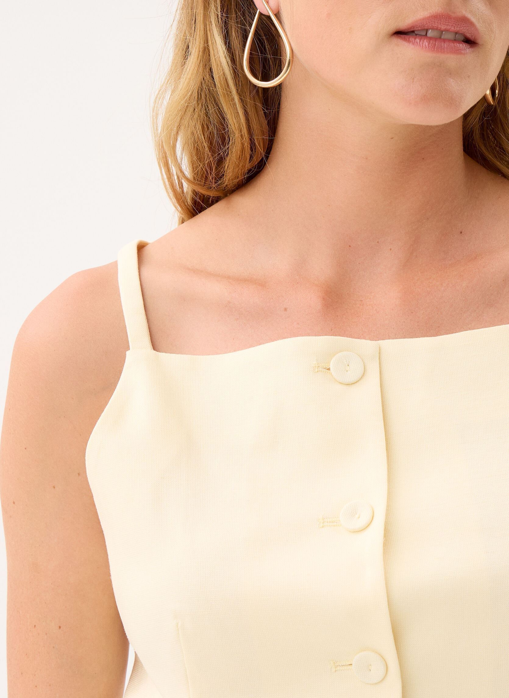 Tops Winston femme jaune Grace & Mila Tops Winston femme jaune Jaune