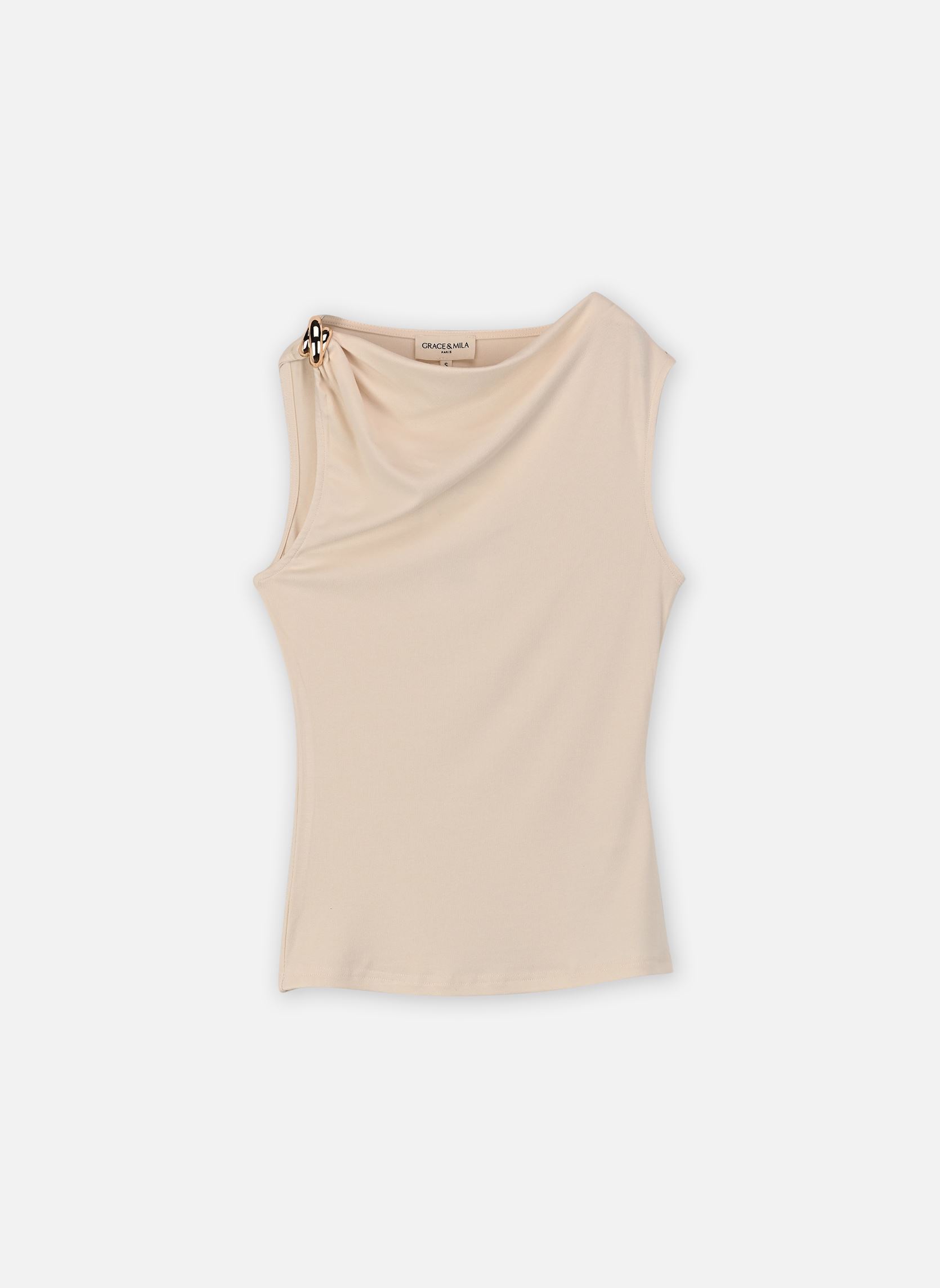 Tops Wagner femme blanc Grace & Mila Tops Wagner femme blanc Ecru