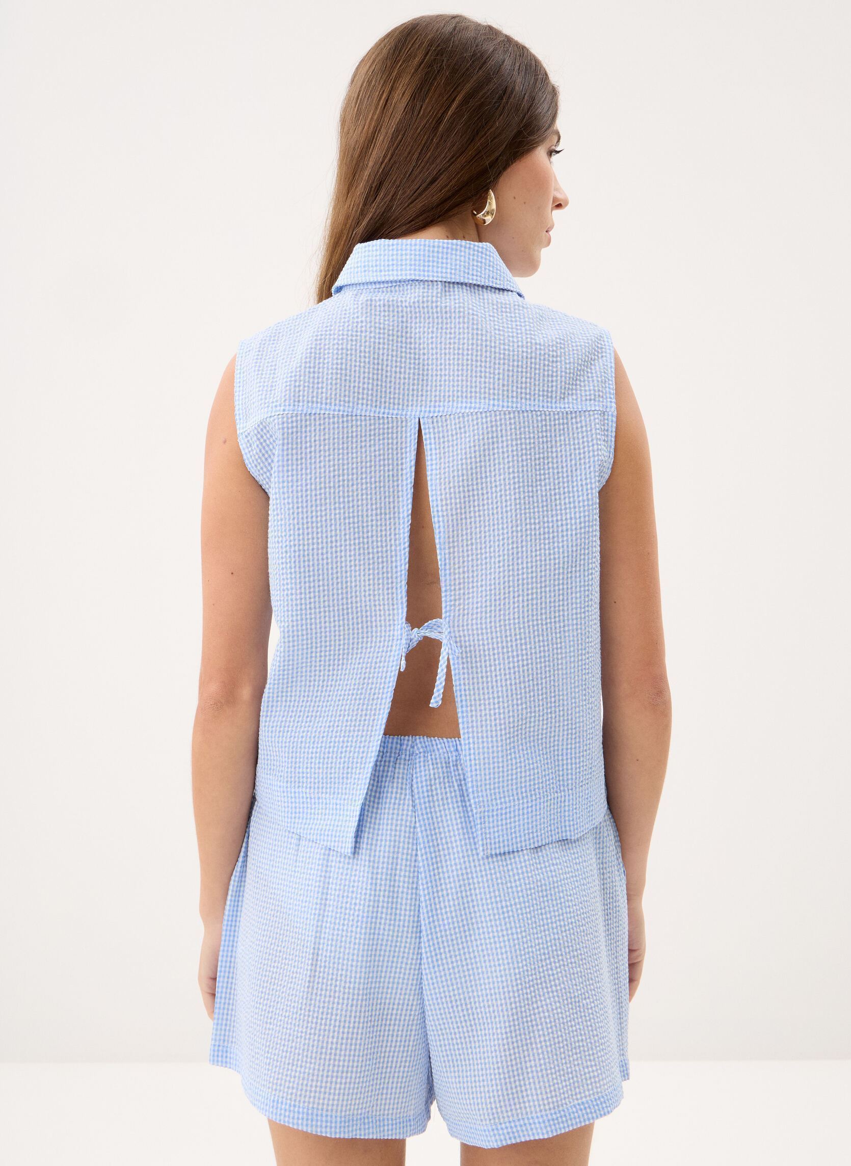Hemden Windell dames blauw Grace & Mila Hemden Windell dames blauw Ciel