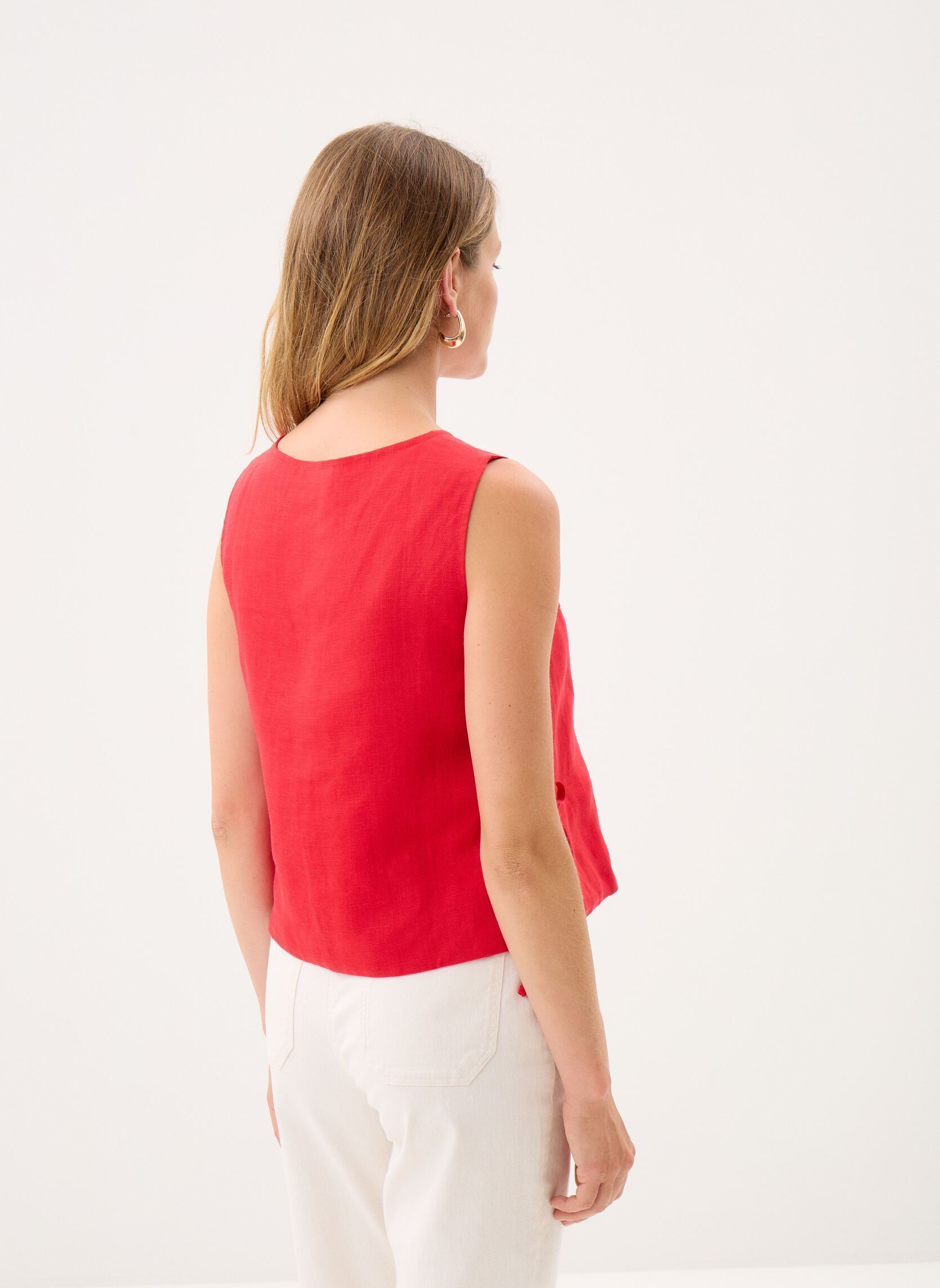 Tops Wesca dames rood Grace & Mila Tops Wesca dames rood Rouge