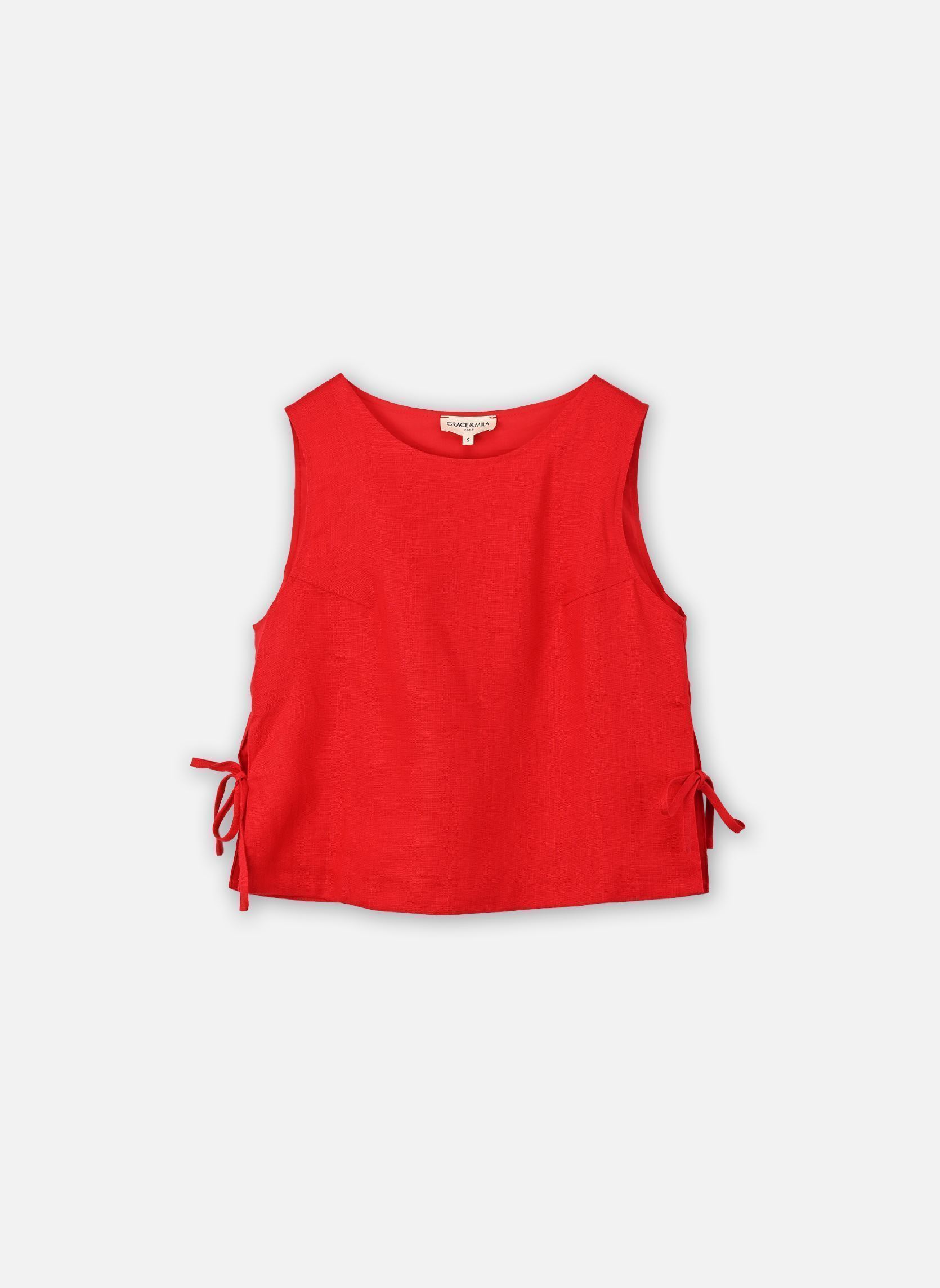 Tops Wesca dames rood Grace & Mila Tops Wesca dames rood Rouge