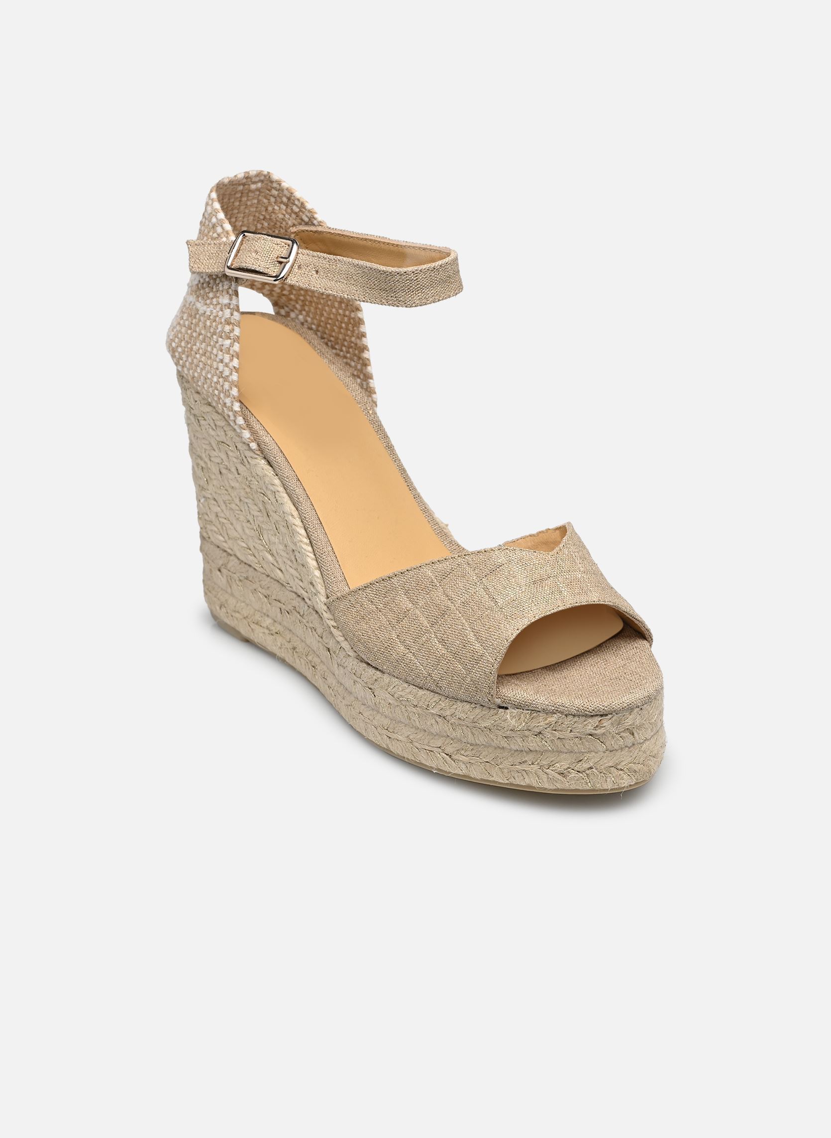 Espadrilles compensées et plateformes Blaudi H8ED femme or et bronze Castaner Espadrilles compensées et plateformes Blaudi H8ED femme or et bronze ORO