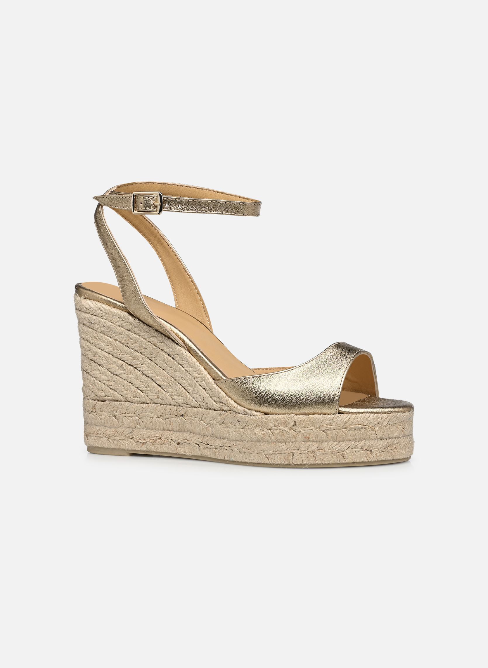 Espadrilles compensées et plateformes Brook H8ED femme or et bronze Castaner Espadrilles compensées et plateformes Brook H8ED femme or et bronze ORO