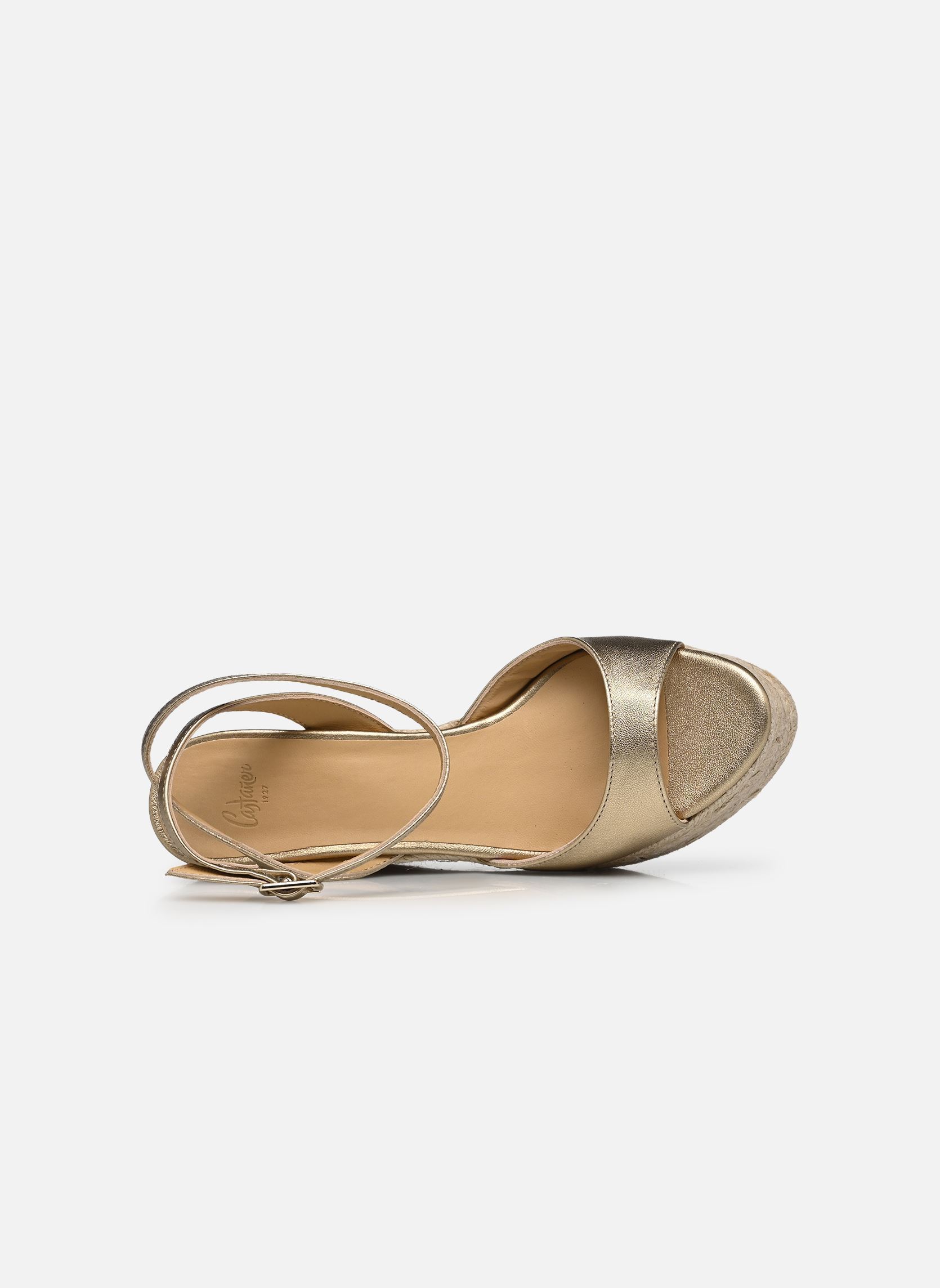 Espadrilles compensées et plateformes Brook H8ED femme or et bronze Castaner Espadrilles compensées et plateformes Brook H8ED femme or et bronze ORO
