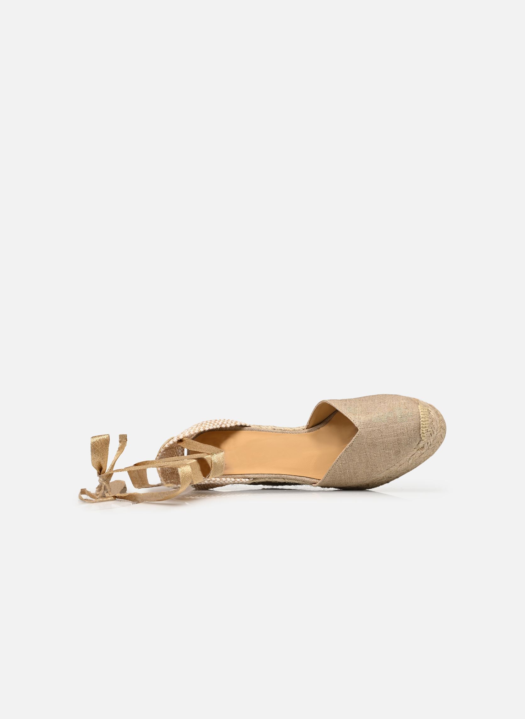 Keil- und Plateau-Espadrilles Chiara H8ED damen gold und bronze Castaner Keil- und Plateau-Espadrilles Chiara H8ED damen gold und bronze ORO