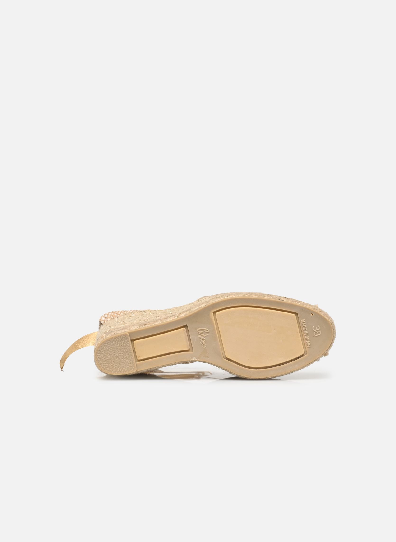 Keil- und Plateau-Espadrilles Chiara H8ED damen gold und bronze Castaner Keil- und Plateau-Espadrilles Chiara H8ED damen gold und bronze ORO