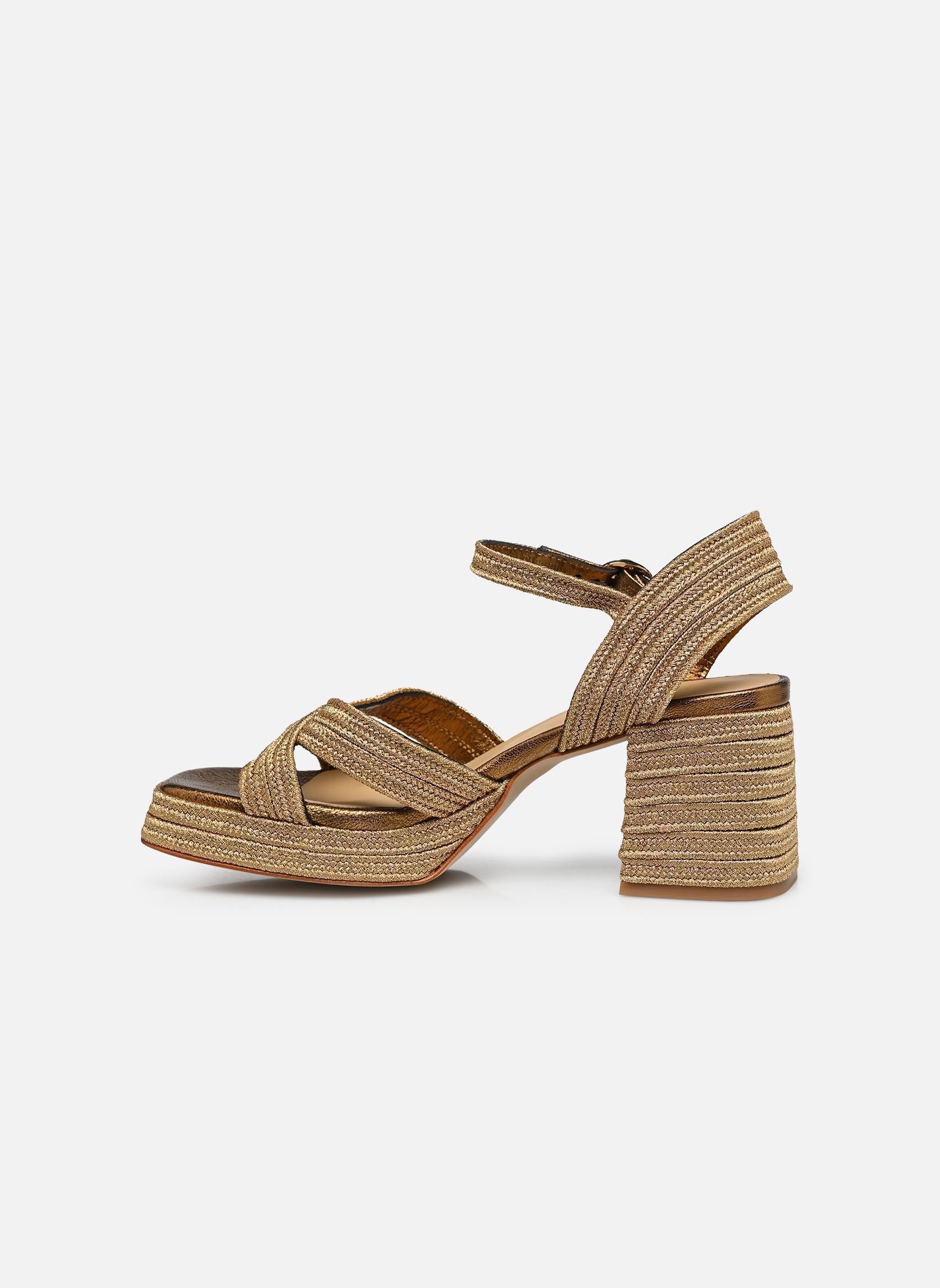 Sandales Vallita femme or et bronze Castaner Sandales Vallita femme or et bronze ORO VIEJO