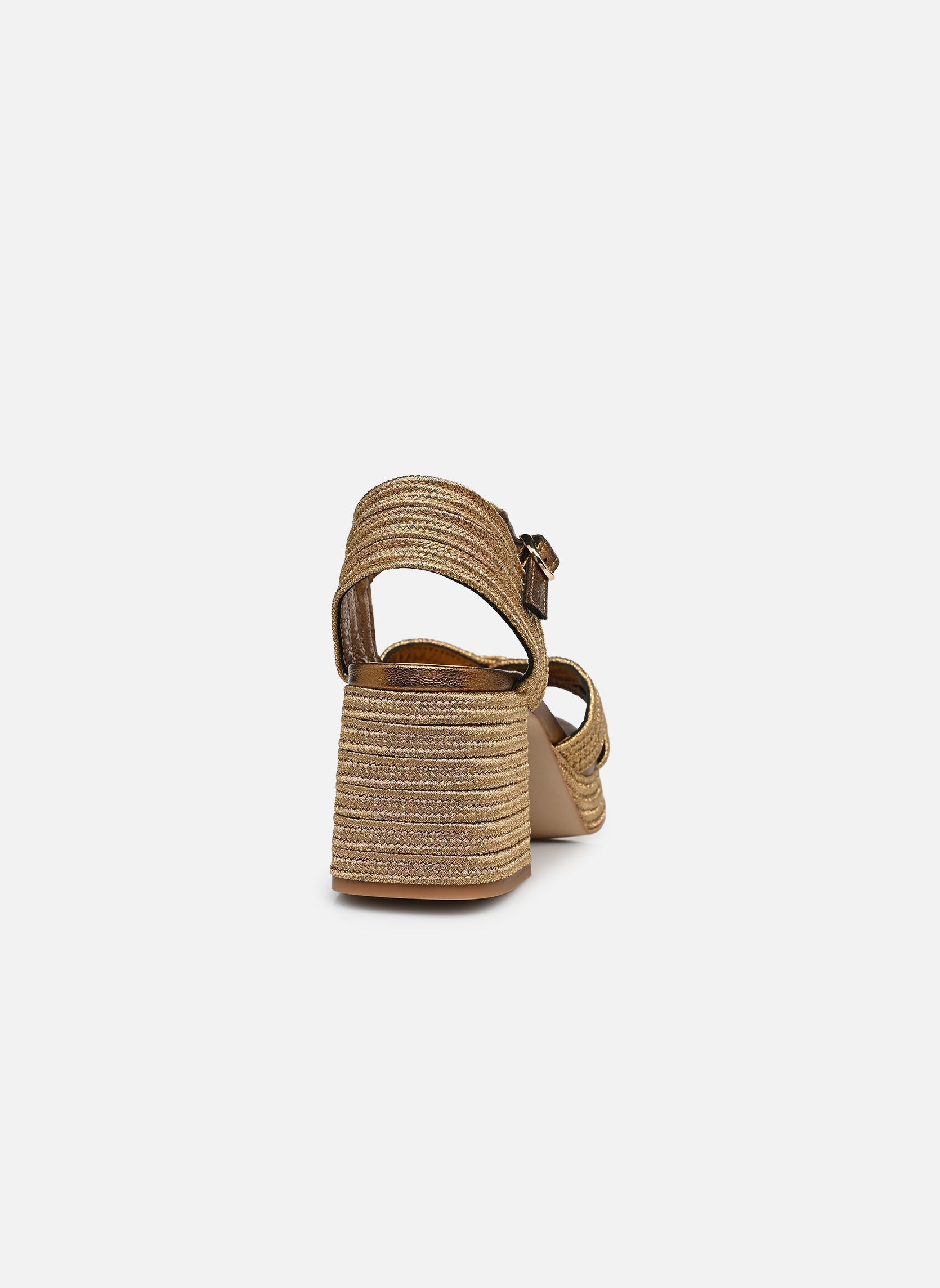 Sandales Vallita femme or et bronze Castaner Sandales Vallita femme or et bronze ORO VIEJO