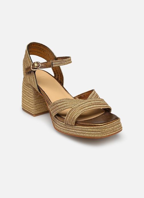 Castaner Sandales Vallita femme or et bronze