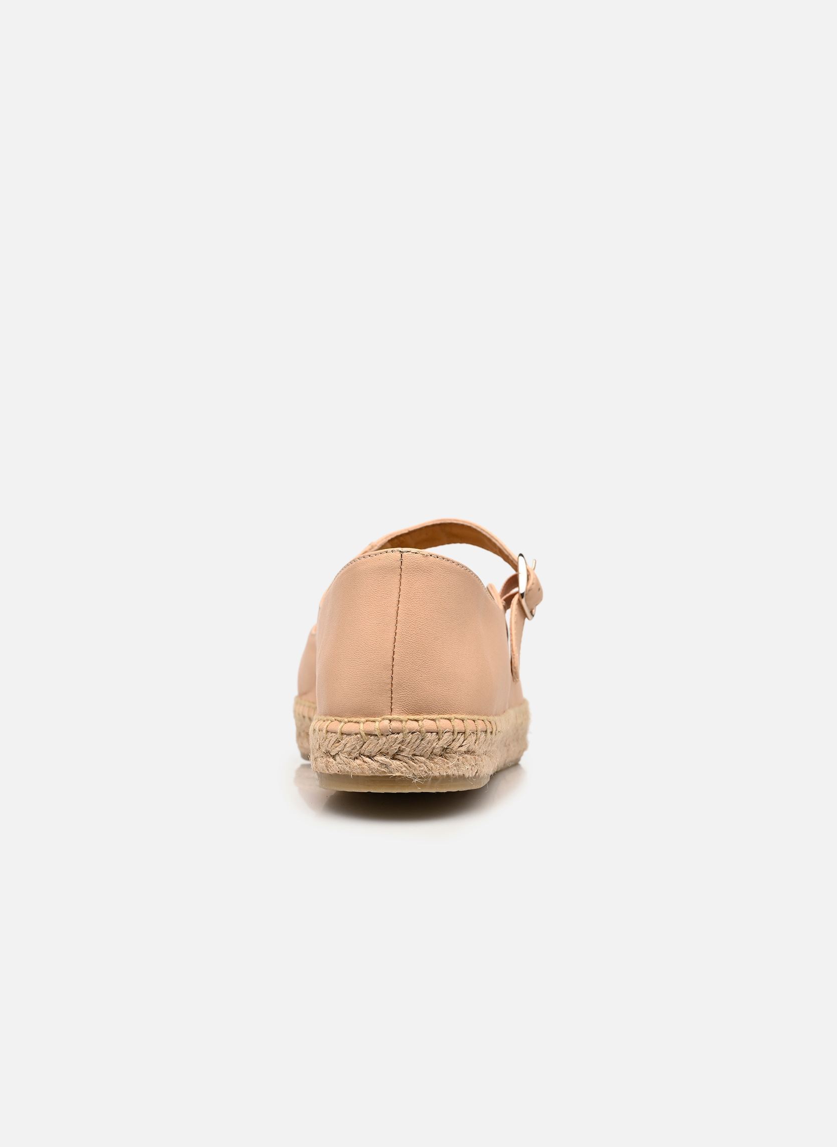 Platte espadrilles Pepa H6 dames beige Castaner Platte espadrilles Pepa H6 dames beige Nude