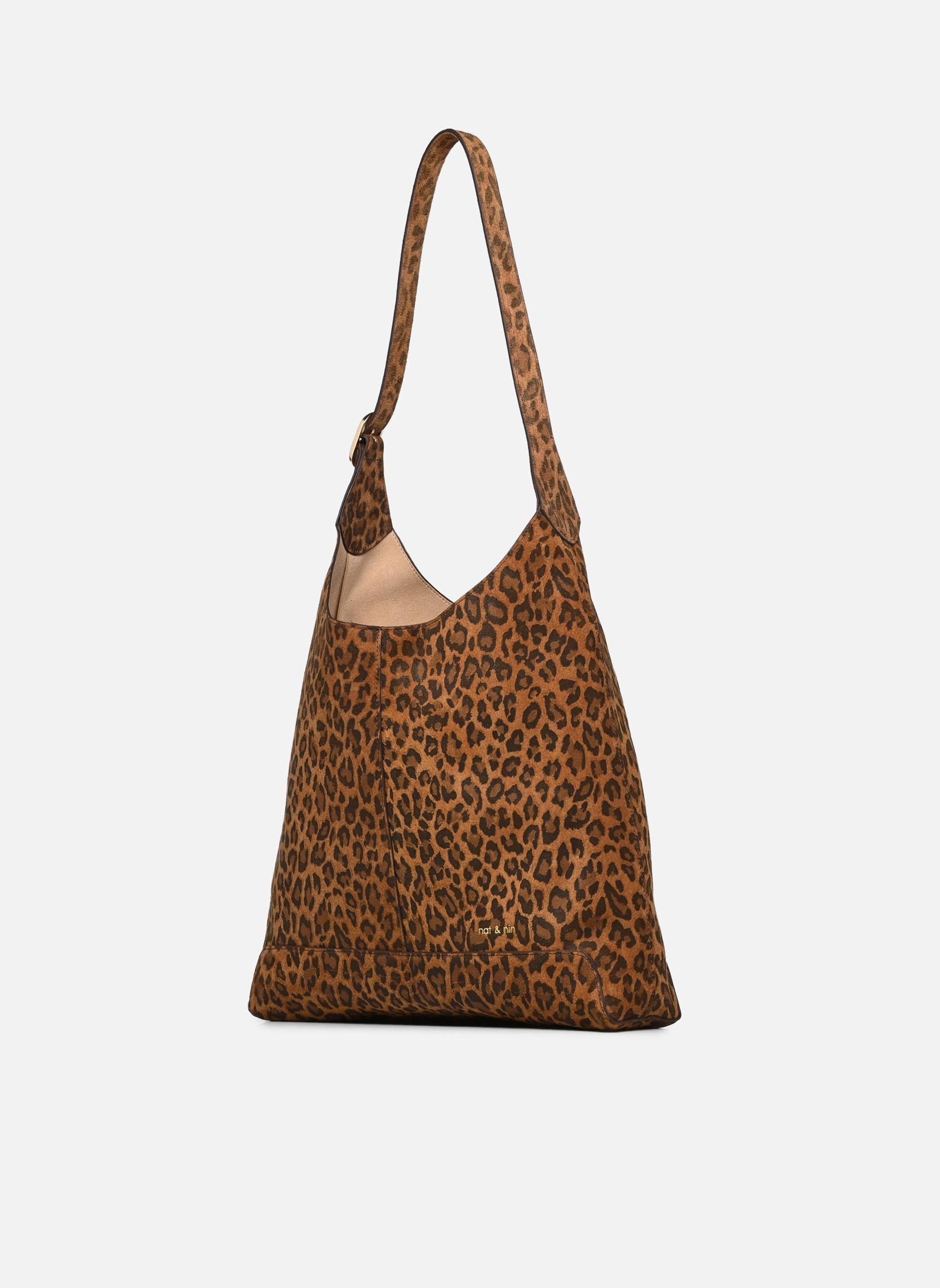 Umhängetaschen Donna damen braun Nat & Nin Umhängetaschen Donna damen braun LÉOPARD