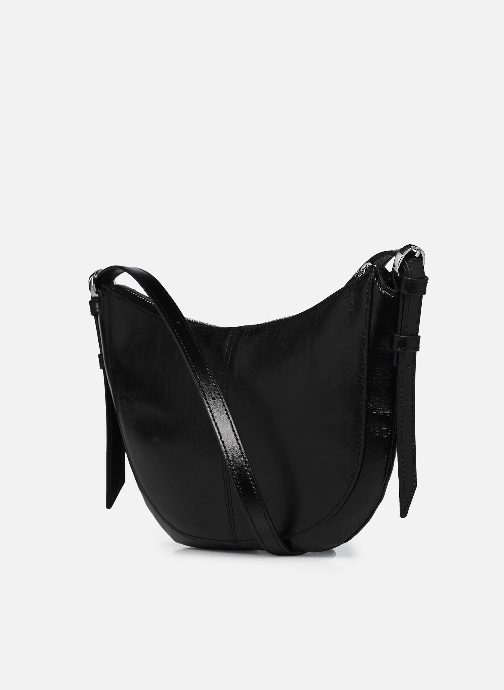 Schoudertassen Mini Rodeo dames zwart Nat & Nin Schoudertassen Mini Rodeo dames zwart Noir Glacé