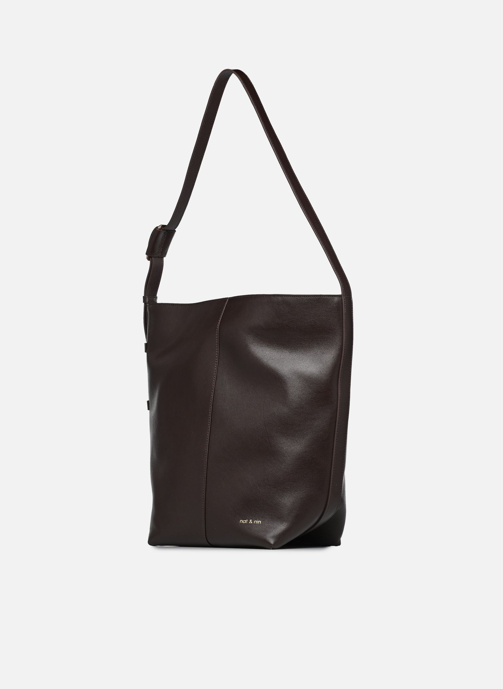 Sacs bandoulière Nour femme marron Nat & Nin Sacs bandoulière Nour femme marron ÉBÈNE