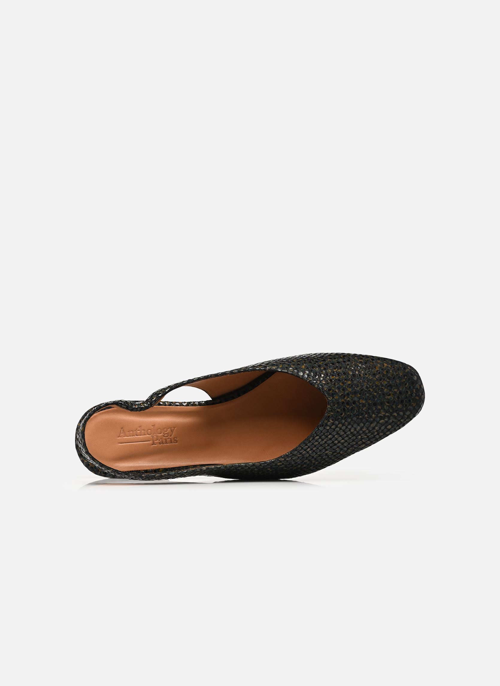 Ballerines classiques Maggie femme multicolore Anthology Paris Ballerines classiques Maggie femme multicolore Multi Noir / Kaki 08