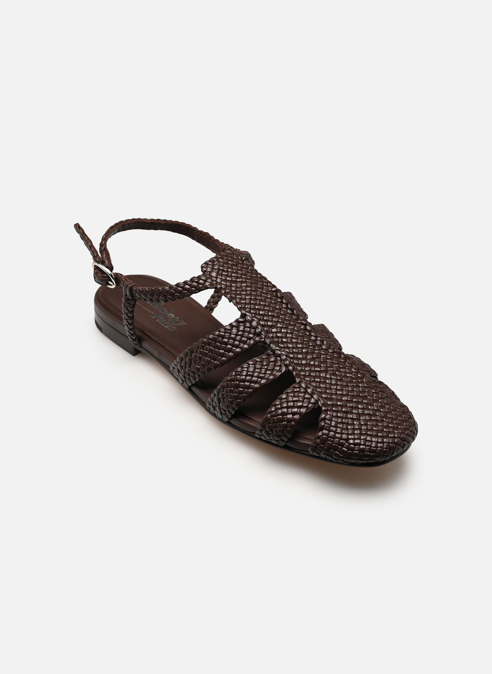 Platte sandalen Miki dames bruin Anthology Paris Platte sandalen Miki dames bruin BRUCCIATO