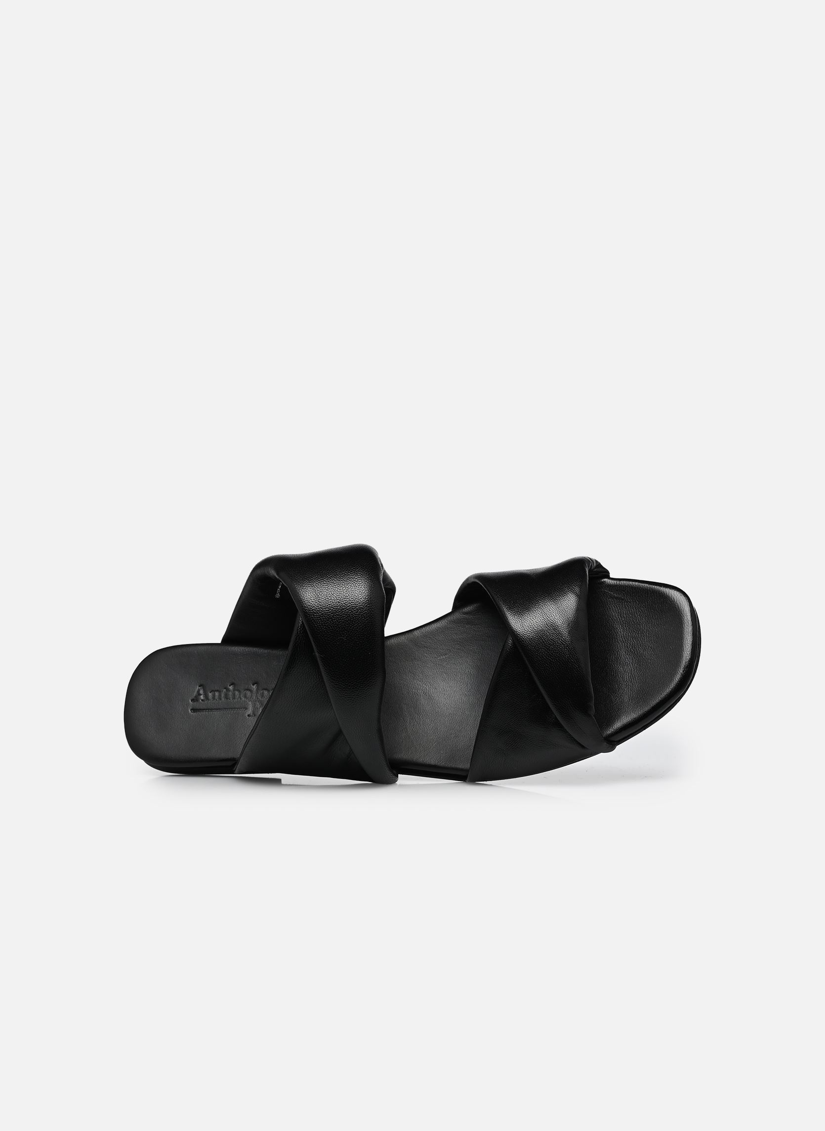 Sandales Rose femme noir Anthology Paris Sandales Rose femme noir Noir