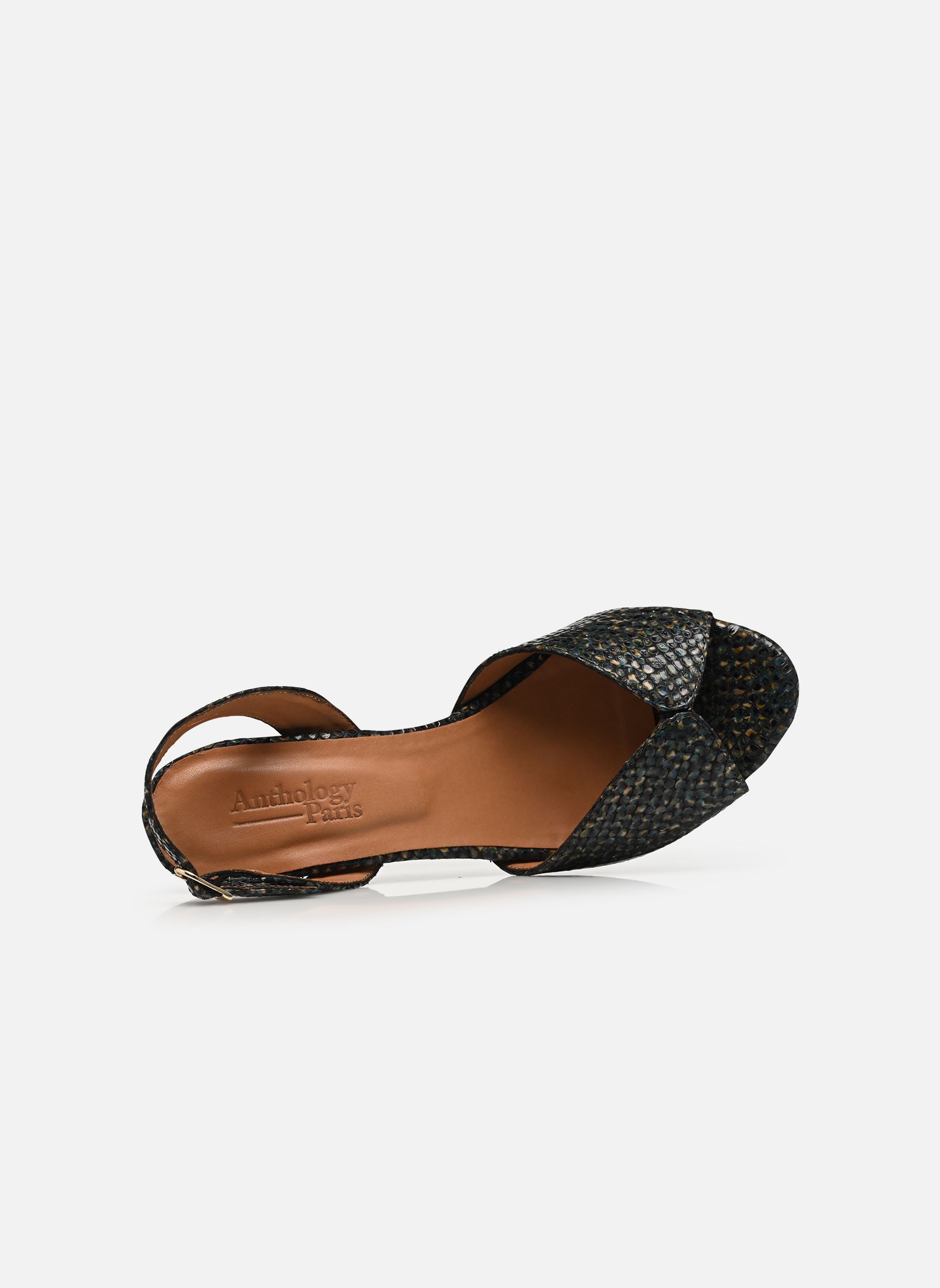 Sandalen Aily damen mehrfarbig Anthology Paris Sandalen Aily damen mehrfarbig Multi Noir / Kaki 08