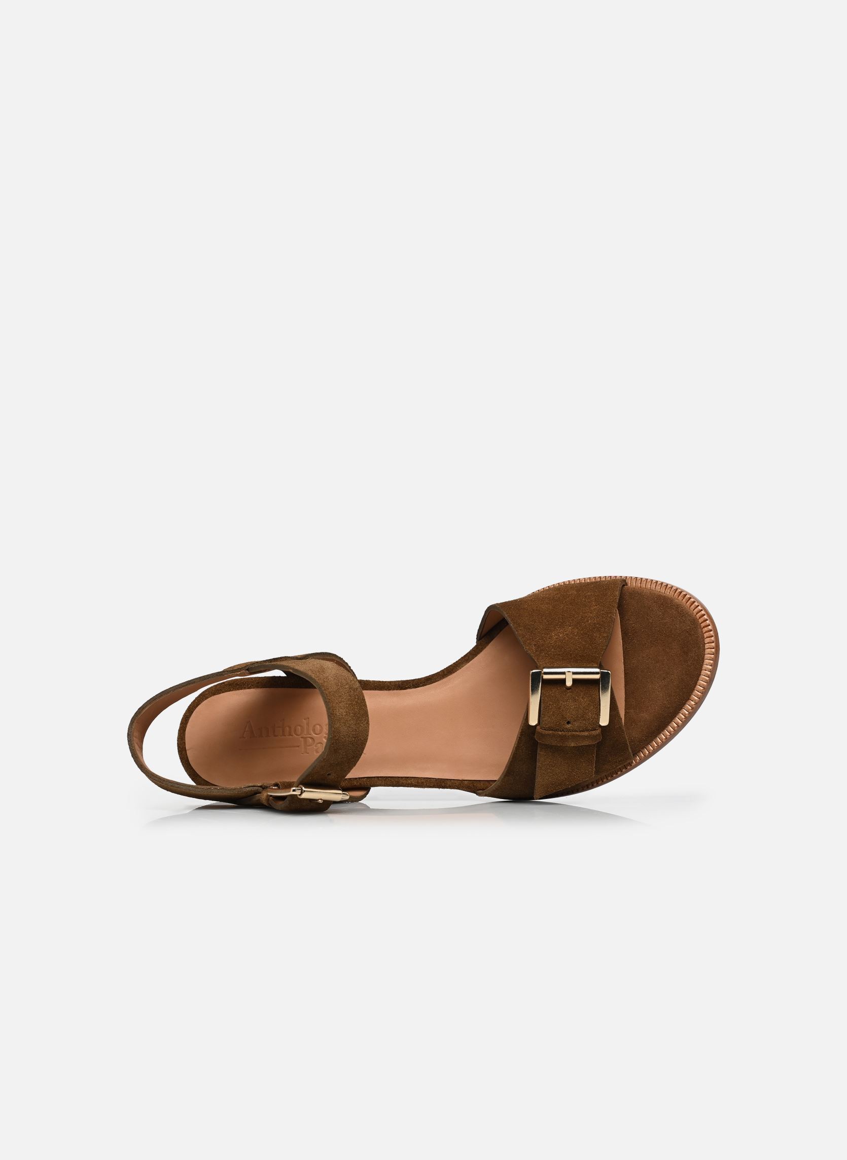 Sandalen Odette damen braun Anthology Paris Sandalen Odette damen braun Tabac 409