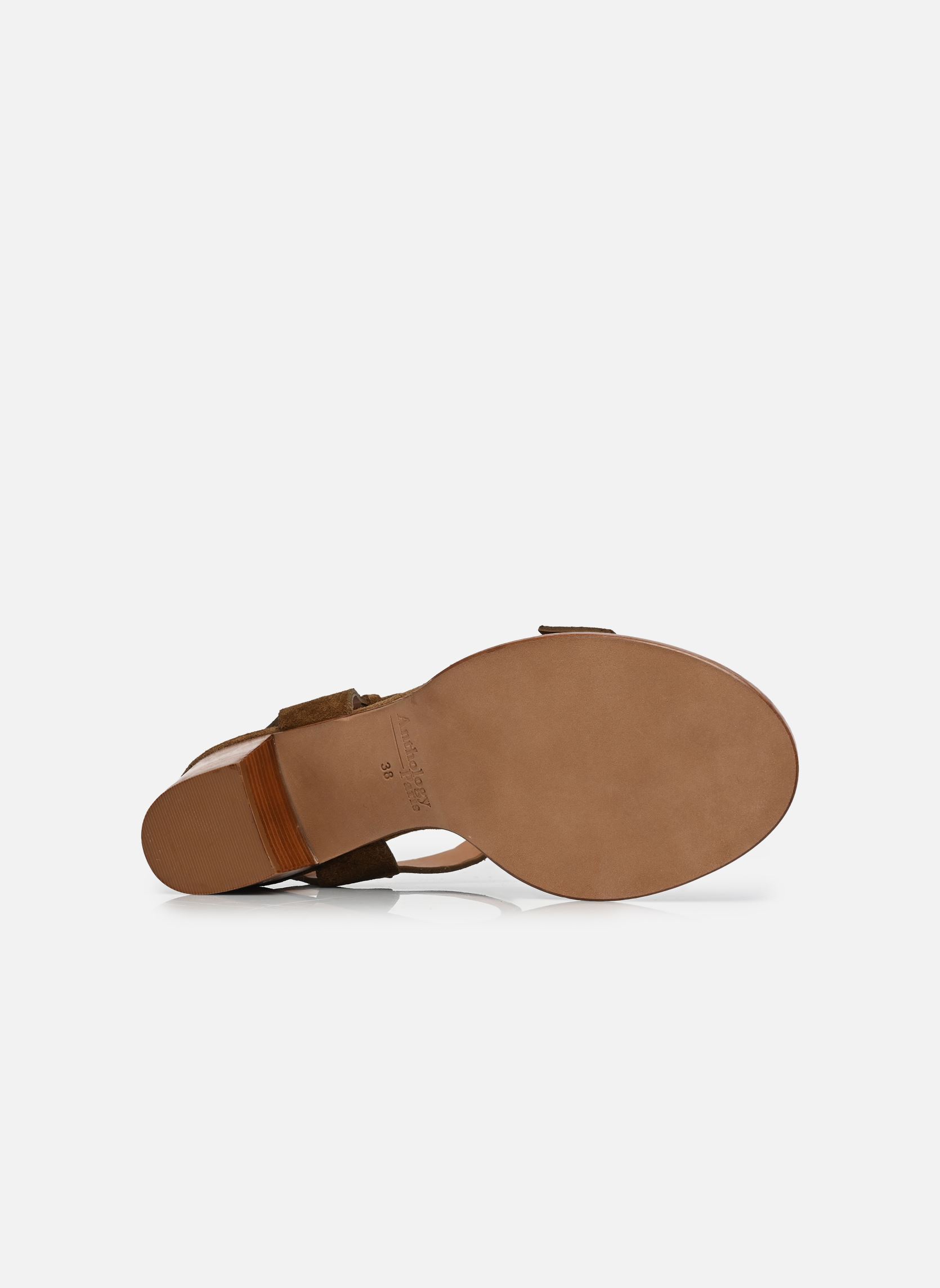 Sandalen Odette damen braun Anthology Paris Sandalen Odette damen braun Tabac 409