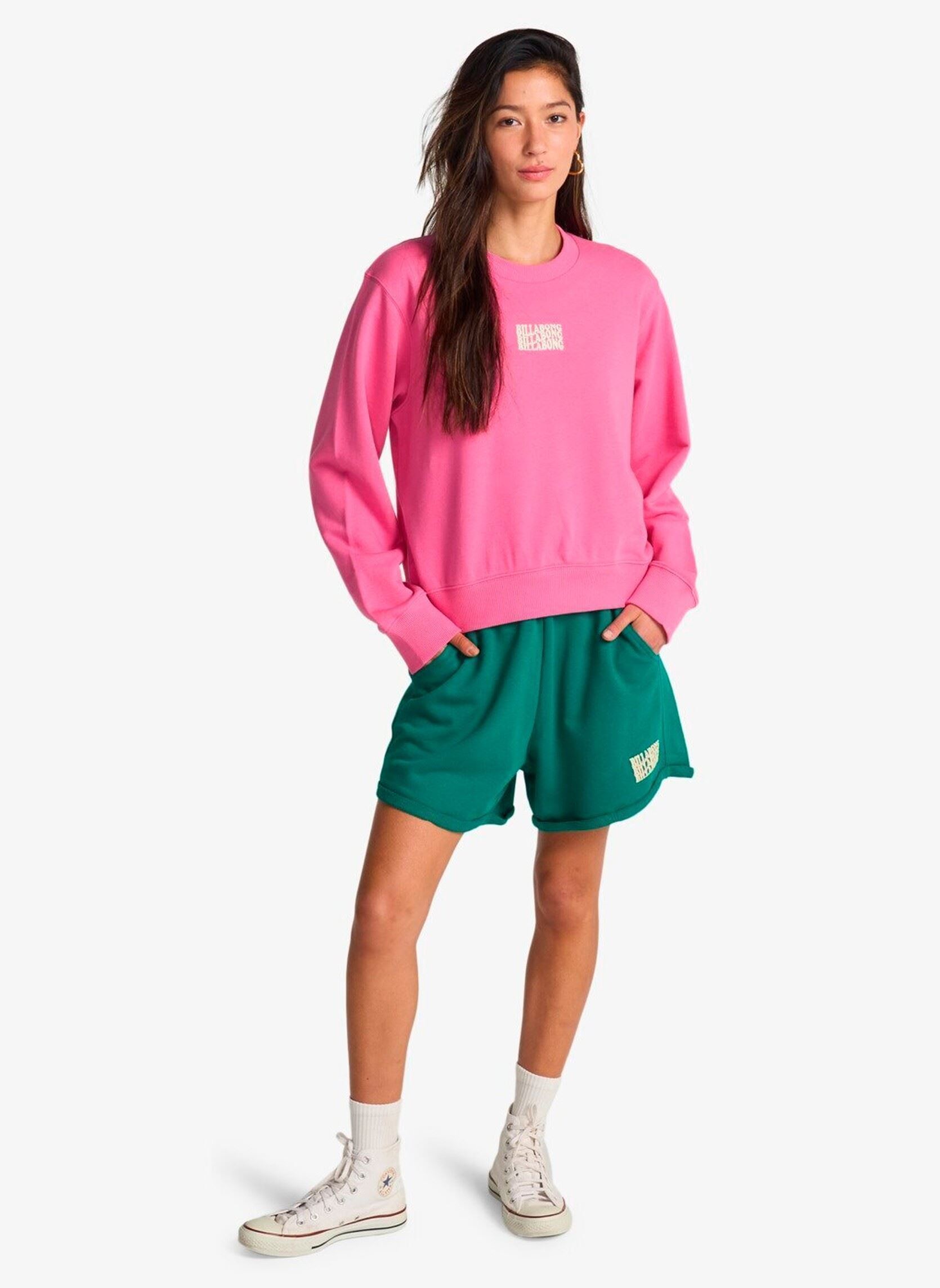 Sweatshirts Family Tree femme rose Billabong Sweatshirts Family Tree femme rose GUAVA