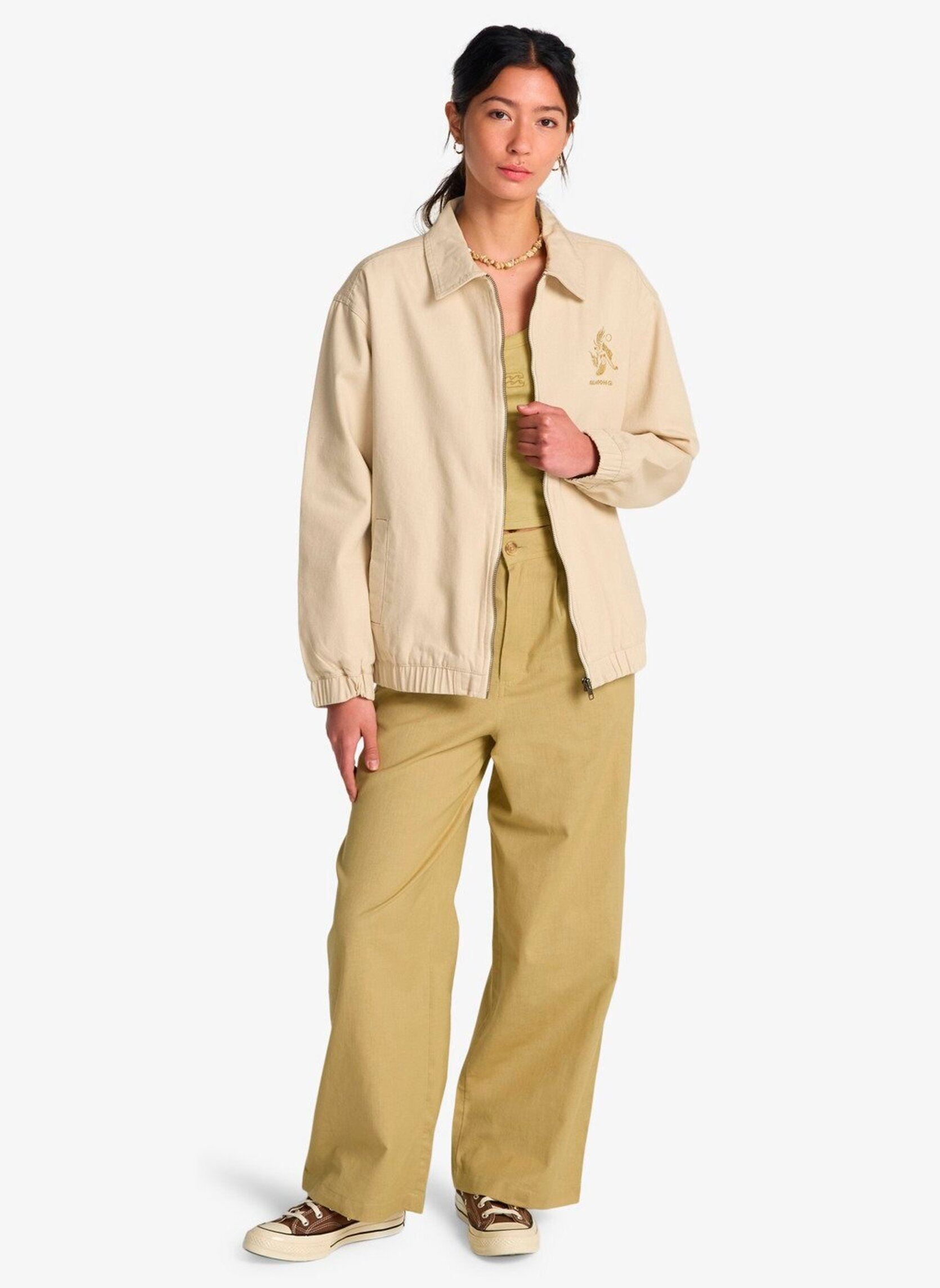 Bomberjacks Chill Time Jacket dames beige Billabong Bomberjacks Chill Time Jacket dames beige White Cap