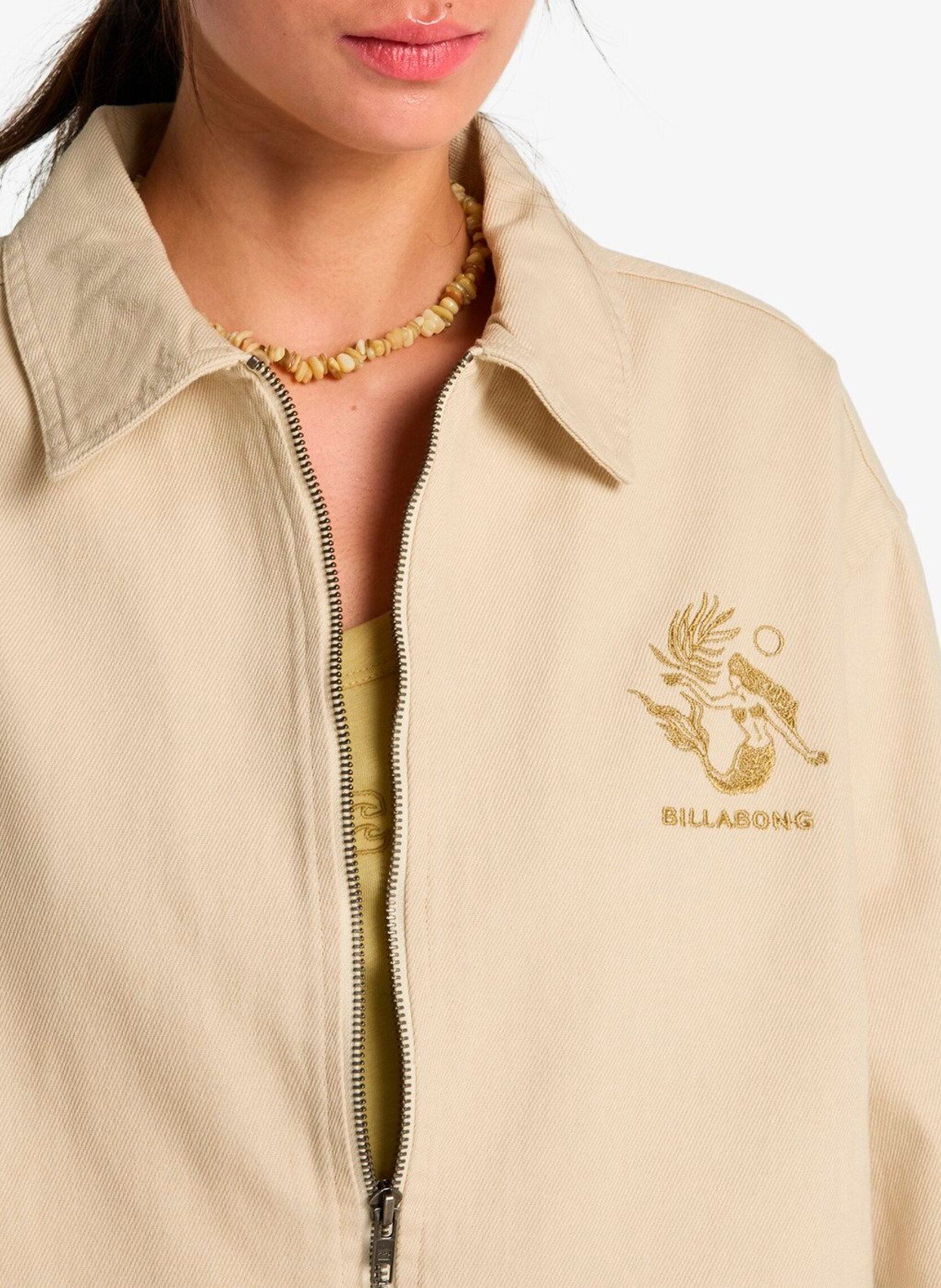Bomberjacks Chill Time Jacket dames beige Billabong Bomberjacks Chill Time Jacket dames beige White Cap