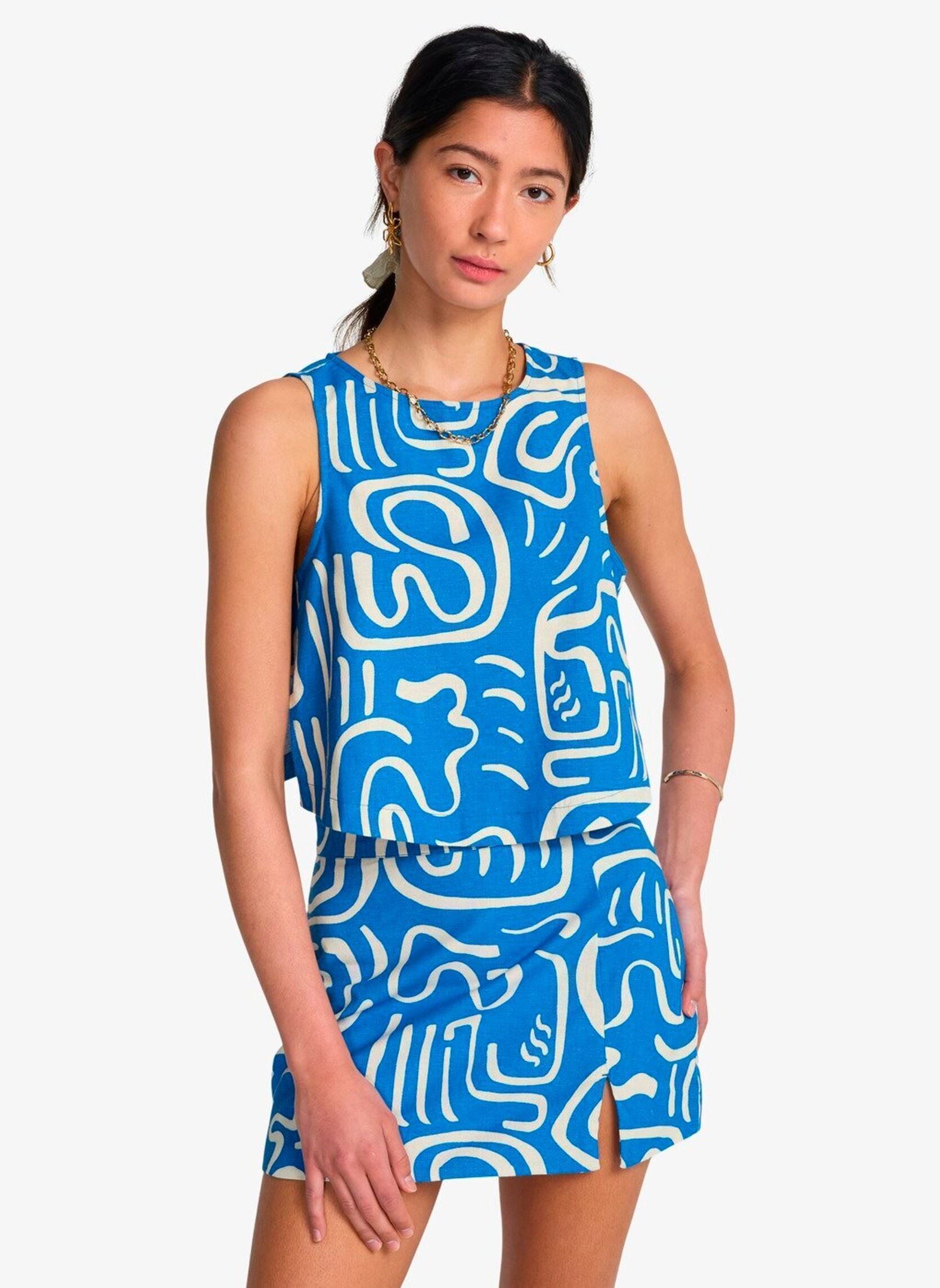 Vêtements Billabong Wave Washed Prntd Skirt pour - vue 1