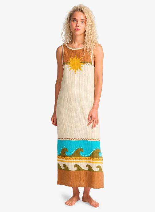 Billabong Jurken Solar Babe Midi dames wit