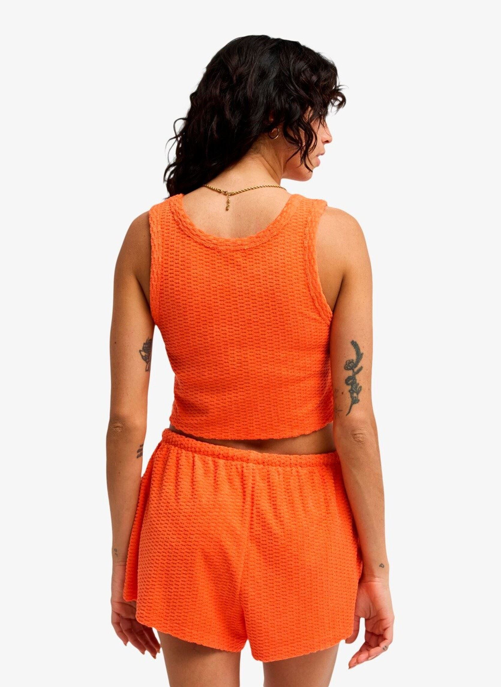 Shorts Cozy Beach femme orange Billabong Shorts Cozy Beach femme orange Fusion Orange