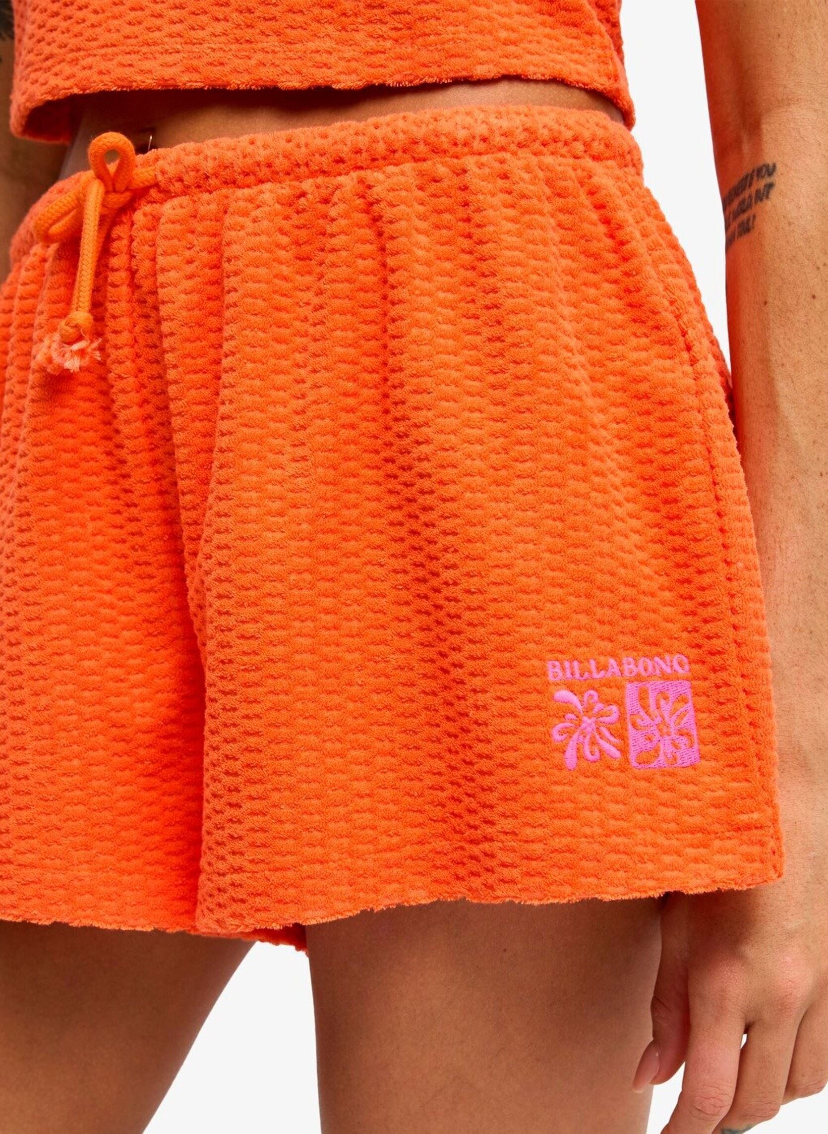 Shorts Cozy Beach femme orange Billabong Shorts Cozy Beach femme orange Fusion Orange