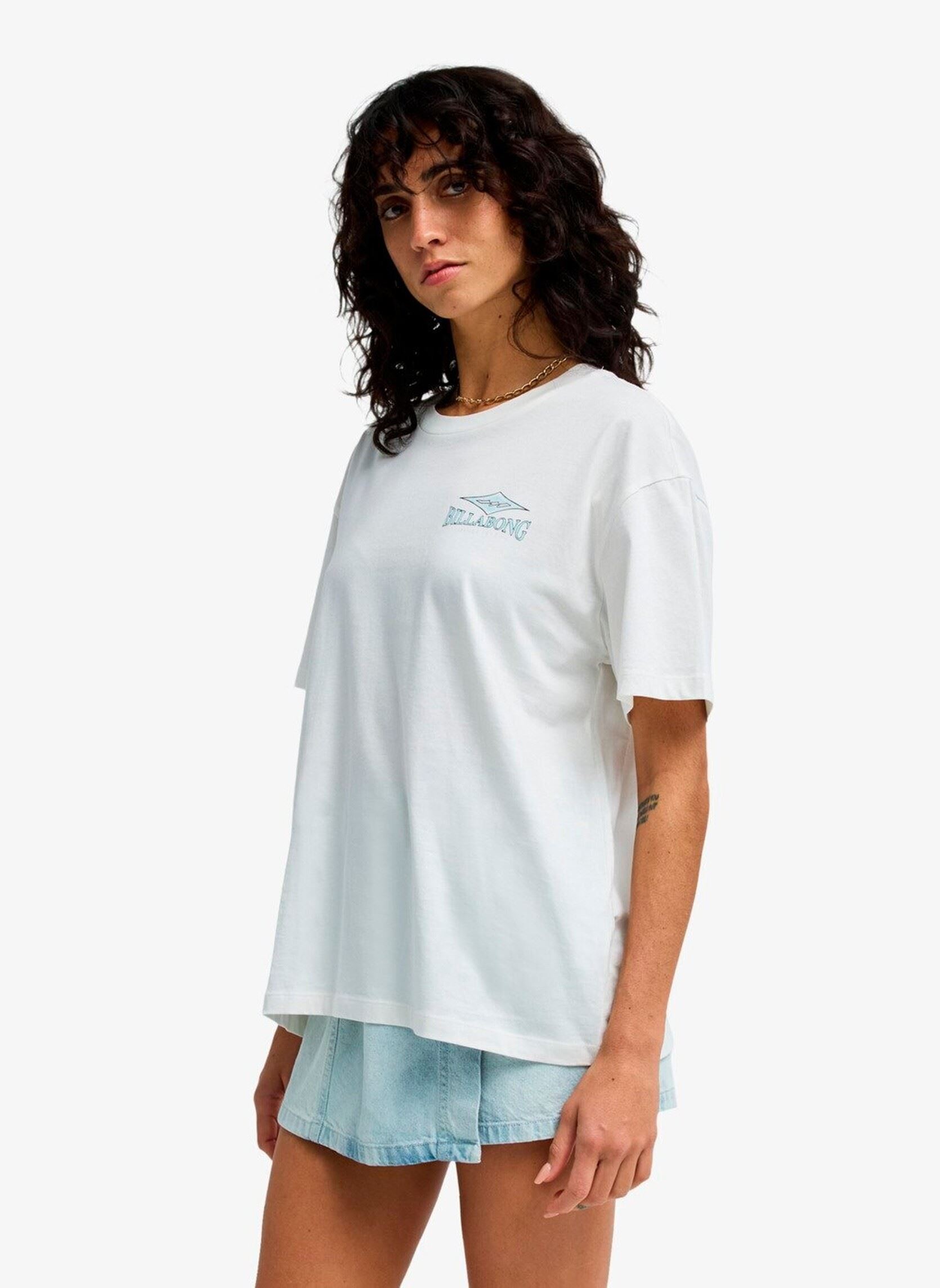 Tee-shirts manches courtes Heritage Baker femme blanc Billabong Tee-shirts manches courtes Heritage Baker femme blanc SALT CRYSTAL