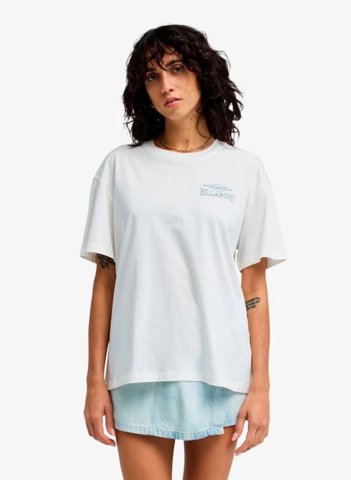 Billabong Tee-shirts manches courtes Heritage Baker femme blanc