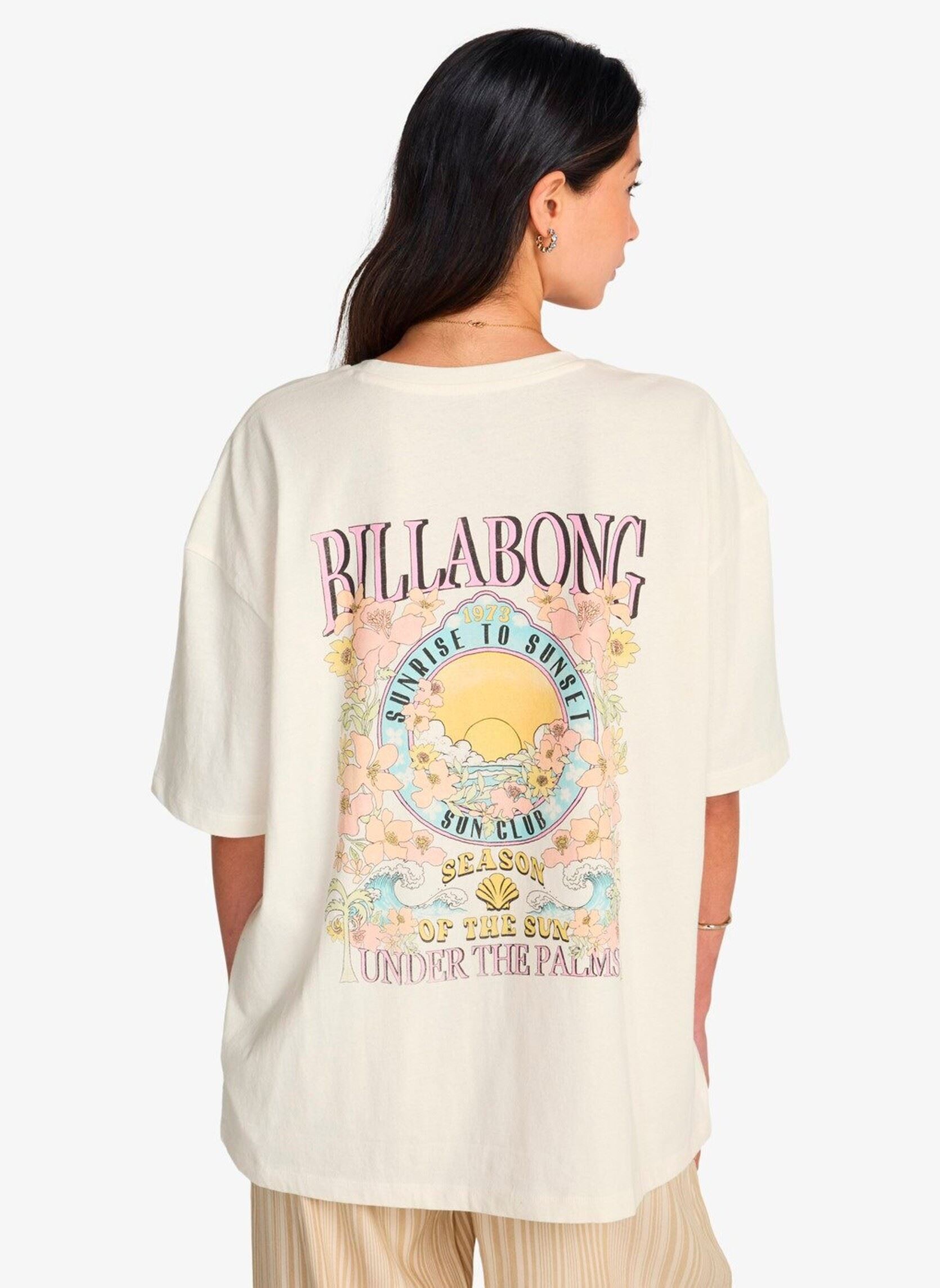 Tee-shirts manches courtes Floral Rocker femme blanc Billabong Tee-shirts manches courtes Floral Rocker femme blanc SALT CRYSTAL
