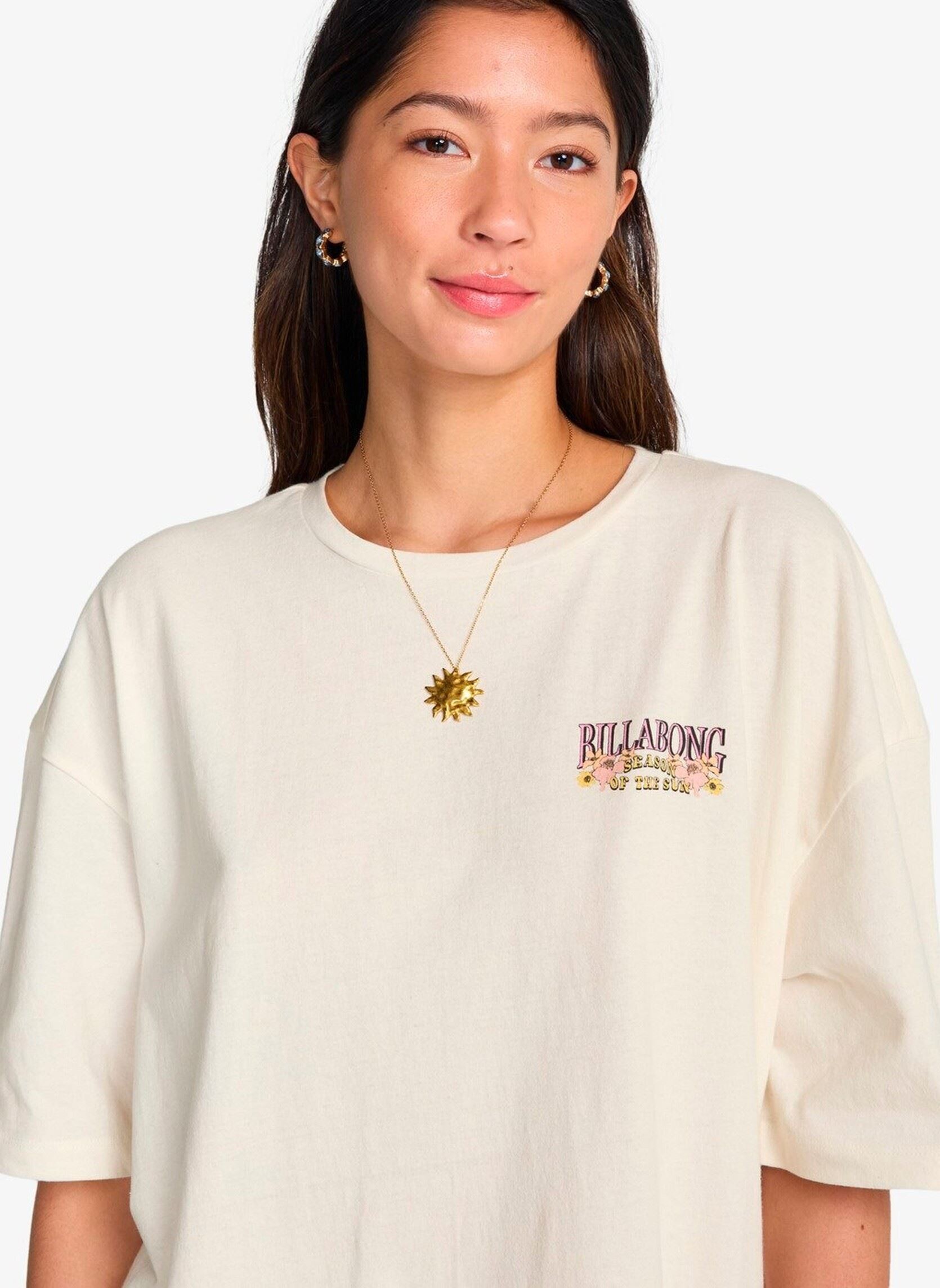 Tee-shirts manches courtes Floral Rocker femme blanc Billabong Tee-shirts manches courtes Floral Rocker femme blanc SALT CRYSTAL