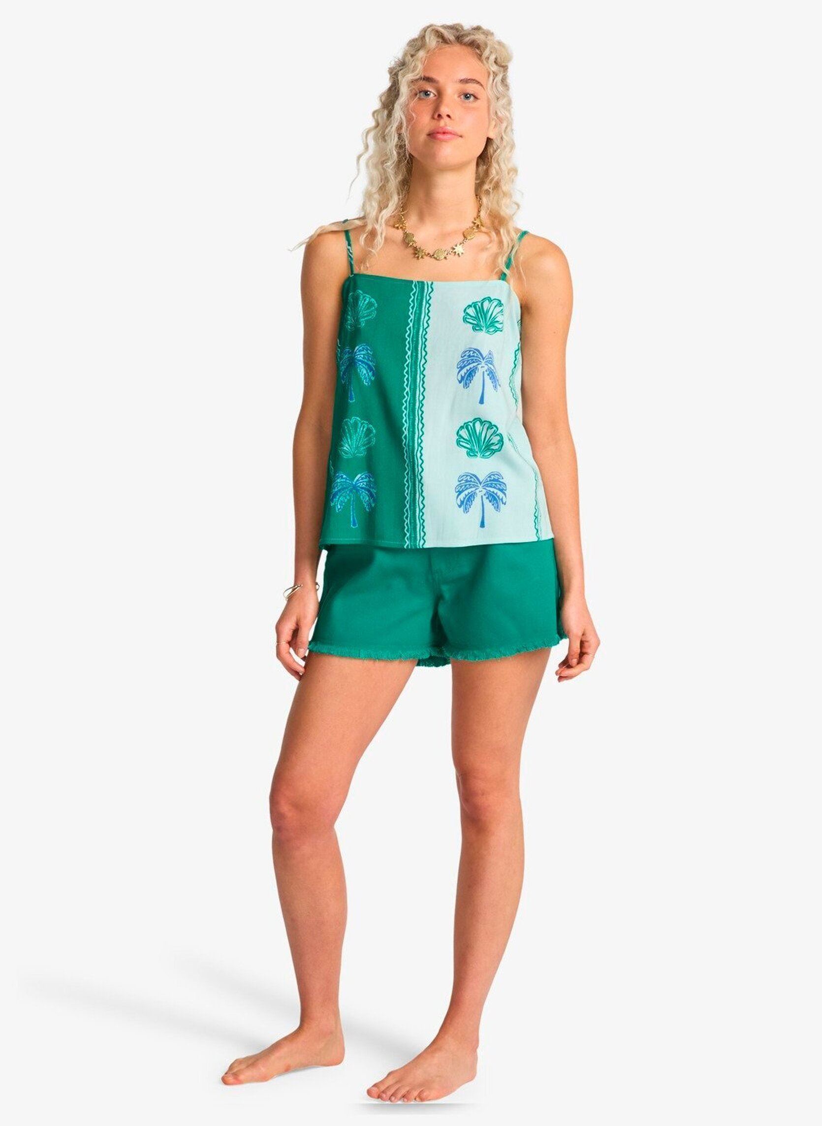 Tops Vacay Dreams Wvn Tnk damen blau Billabong Tops Vacay Dreams Wvn Tnk damen blau Pool Blue