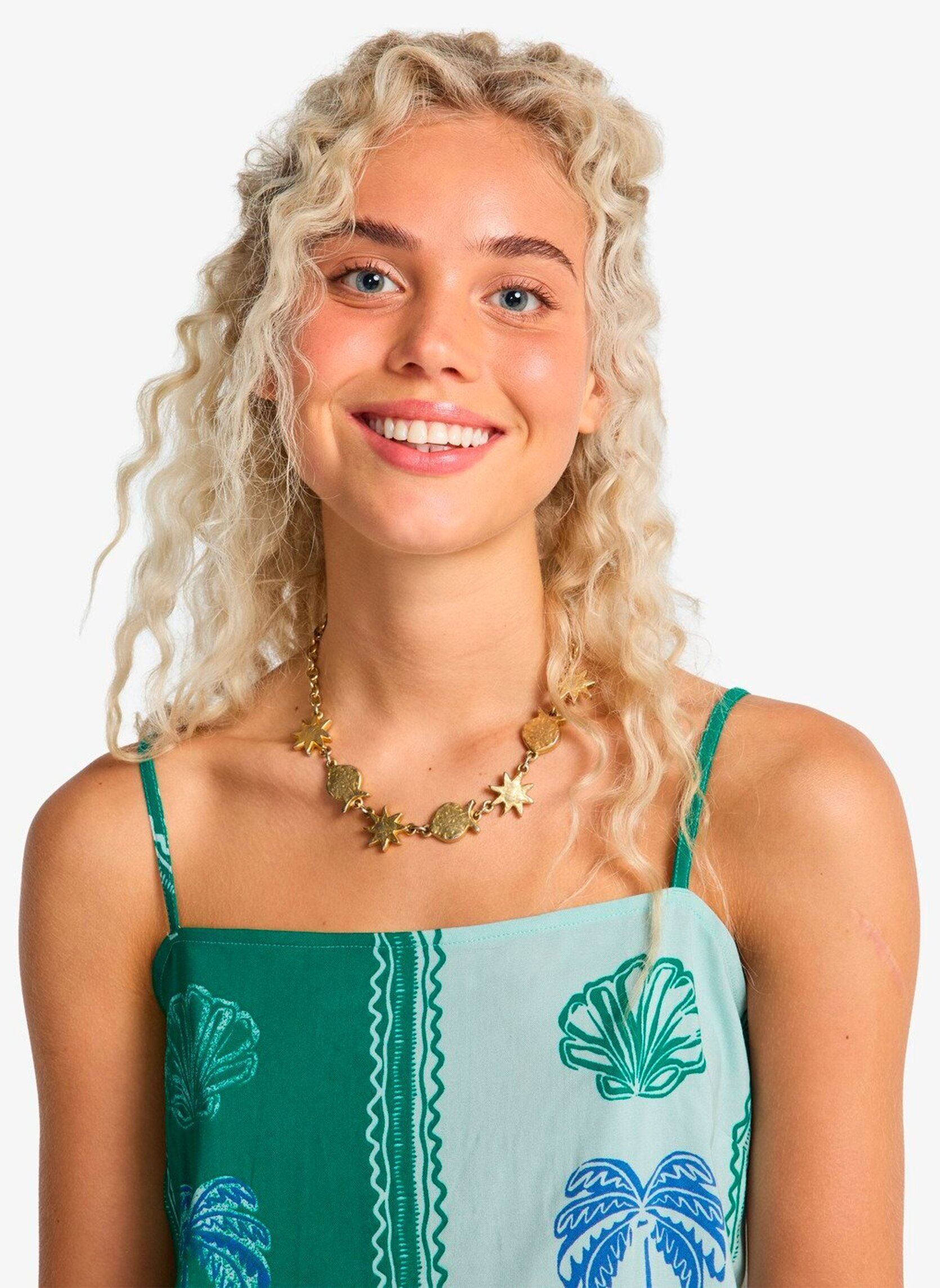 Tops Vacay Dreams Wvn Tnk damen blau Billabong Tops Vacay Dreams Wvn Tnk damen blau Pool Blue