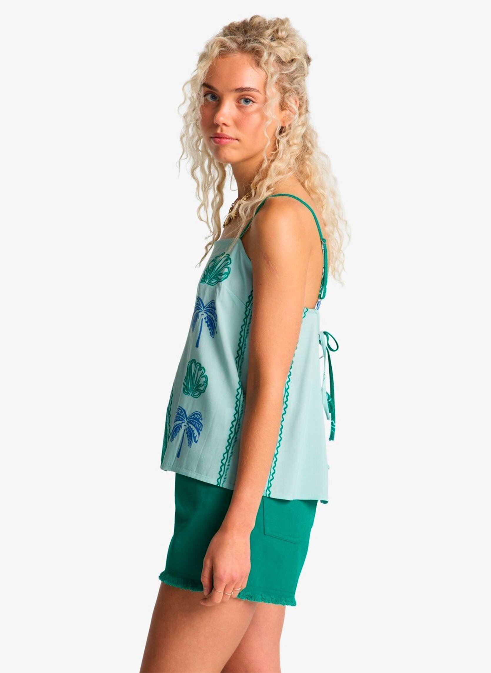 Tops Vacay Dreams Wvn Tnk damen blau Billabong Tops Vacay Dreams Wvn Tnk damen blau Pool Blue