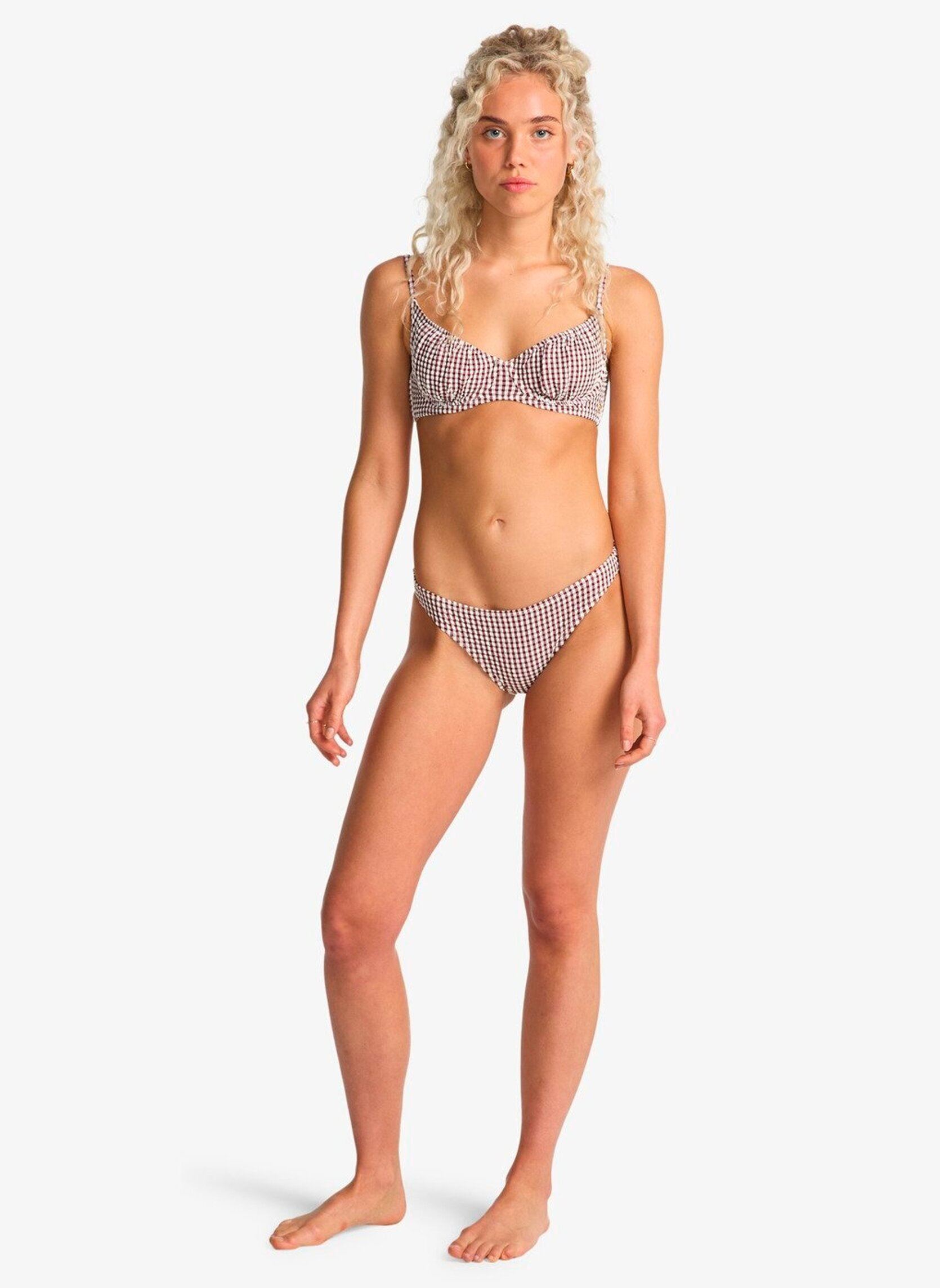 Bas de maillot tanga Mini Wave Check Tropic femme rouge Billabong Bas de maillot tanga Mini Wave Check Tropic femme rouge RED DAHLIA
