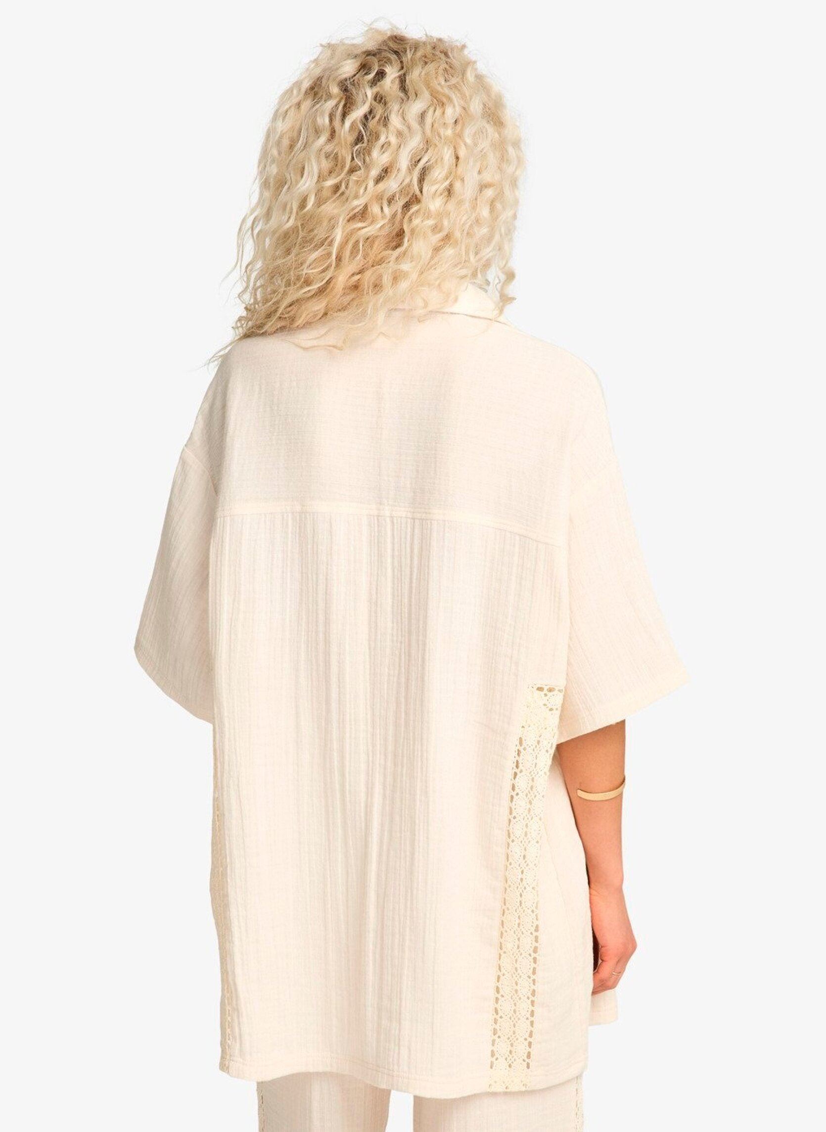 Kurzarm-Hemden Feelin Fine Shirt Drs damen weiß Billabong Kurzarm-Hemden Feelin Fine Shirt Drs damen weiß White Cap