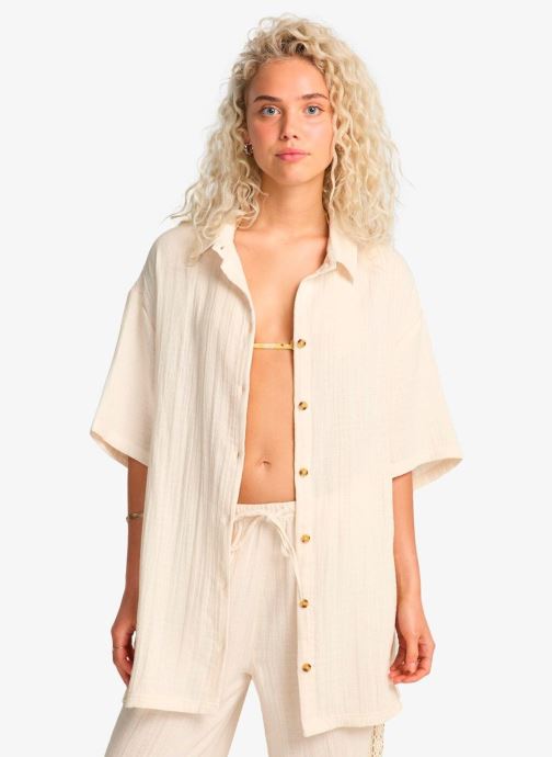 Billabong Chemises manches courtes Feelin Fine Shirt Drs femme blanc