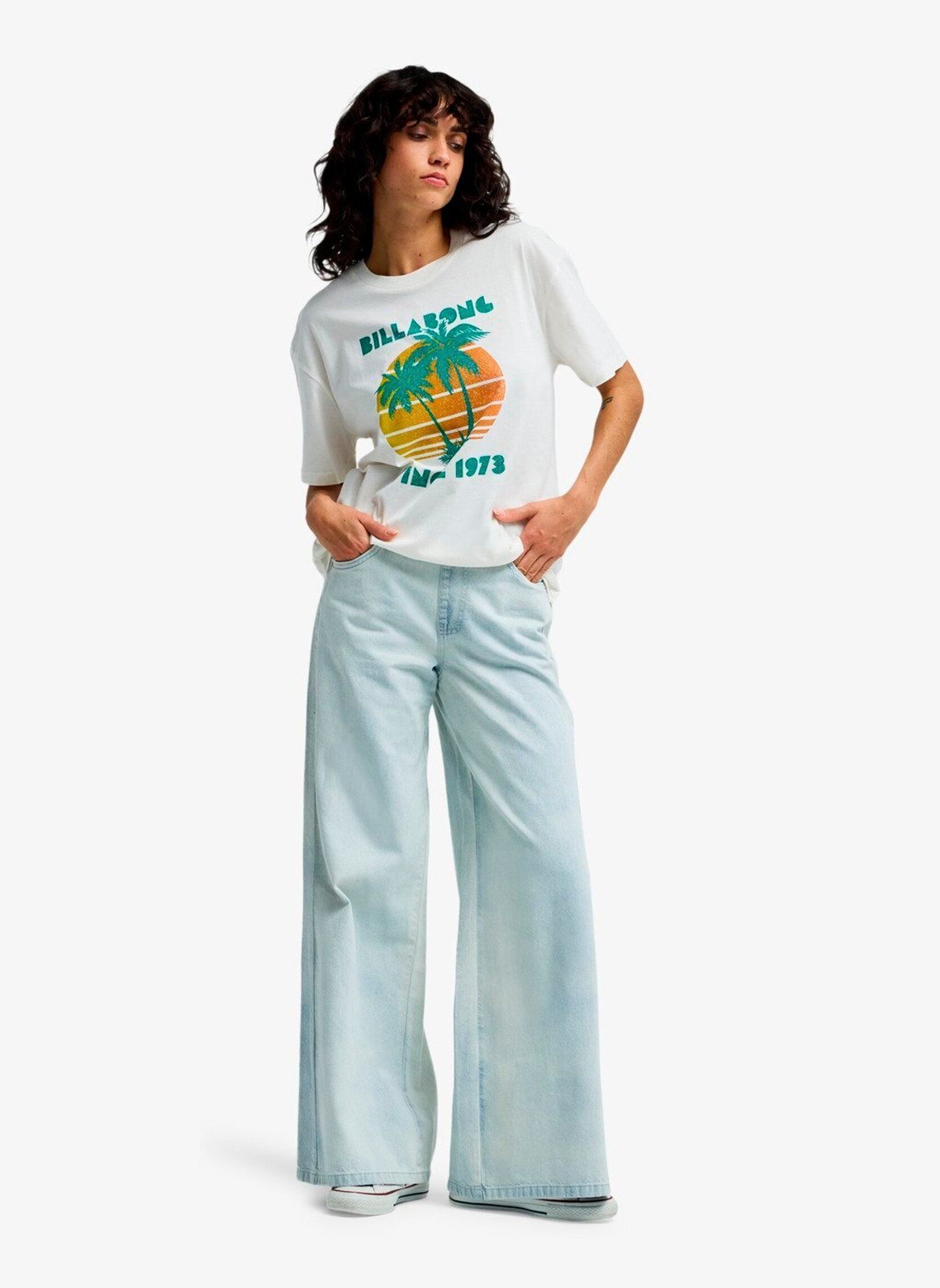 Tee-shirts My Beach Club femme blanc Billabong Tee-shirts My Beach Club femme blanc SALT CRYSTAL