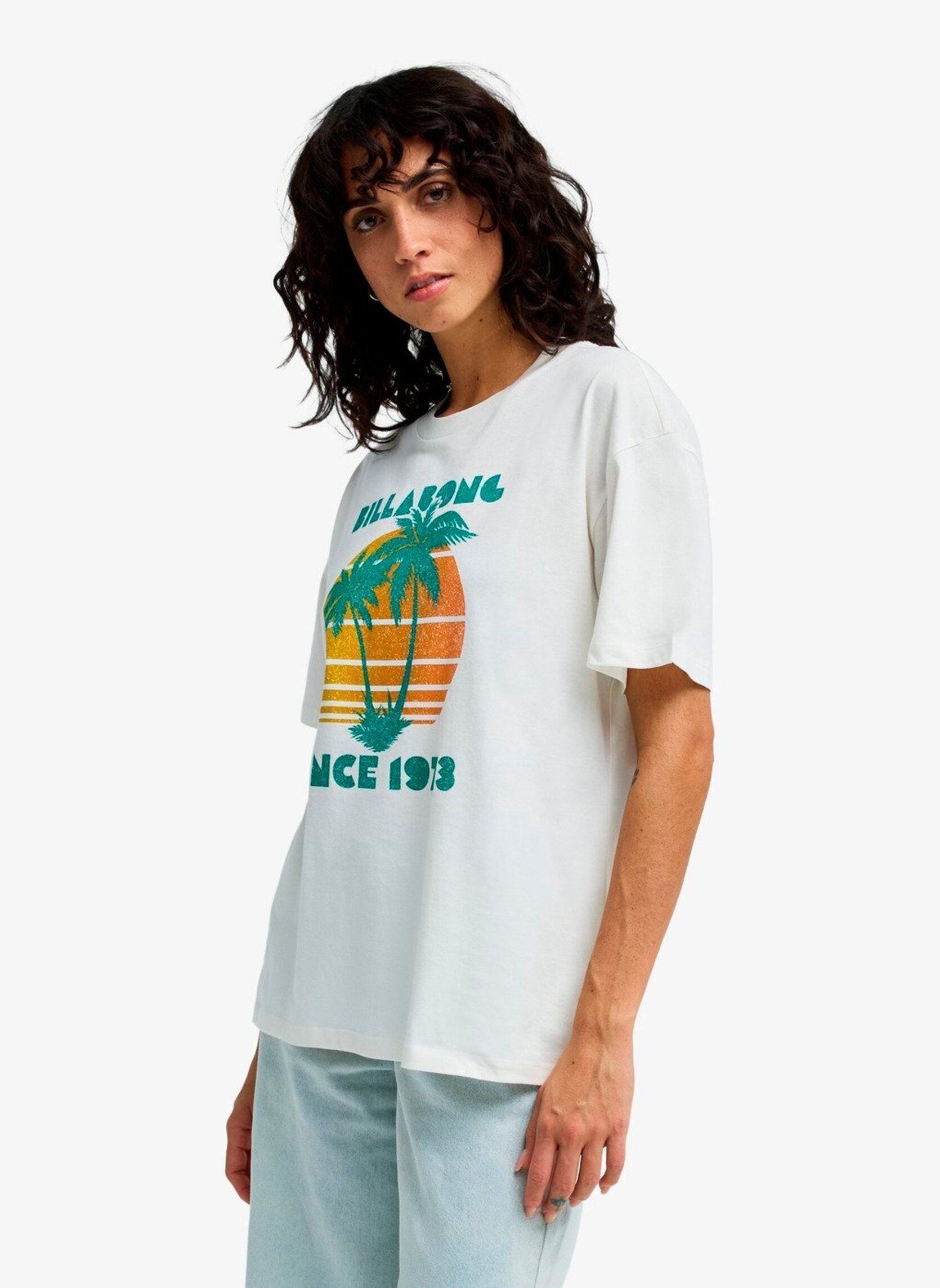 Tee-shirts My Beach Club femme blanc Billabong Tee-shirts My Beach Club femme blanc SALT CRYSTAL