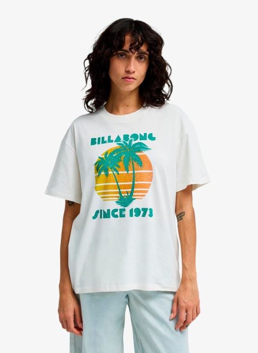 Billabong T-Shirts My Beach Club damen weiß