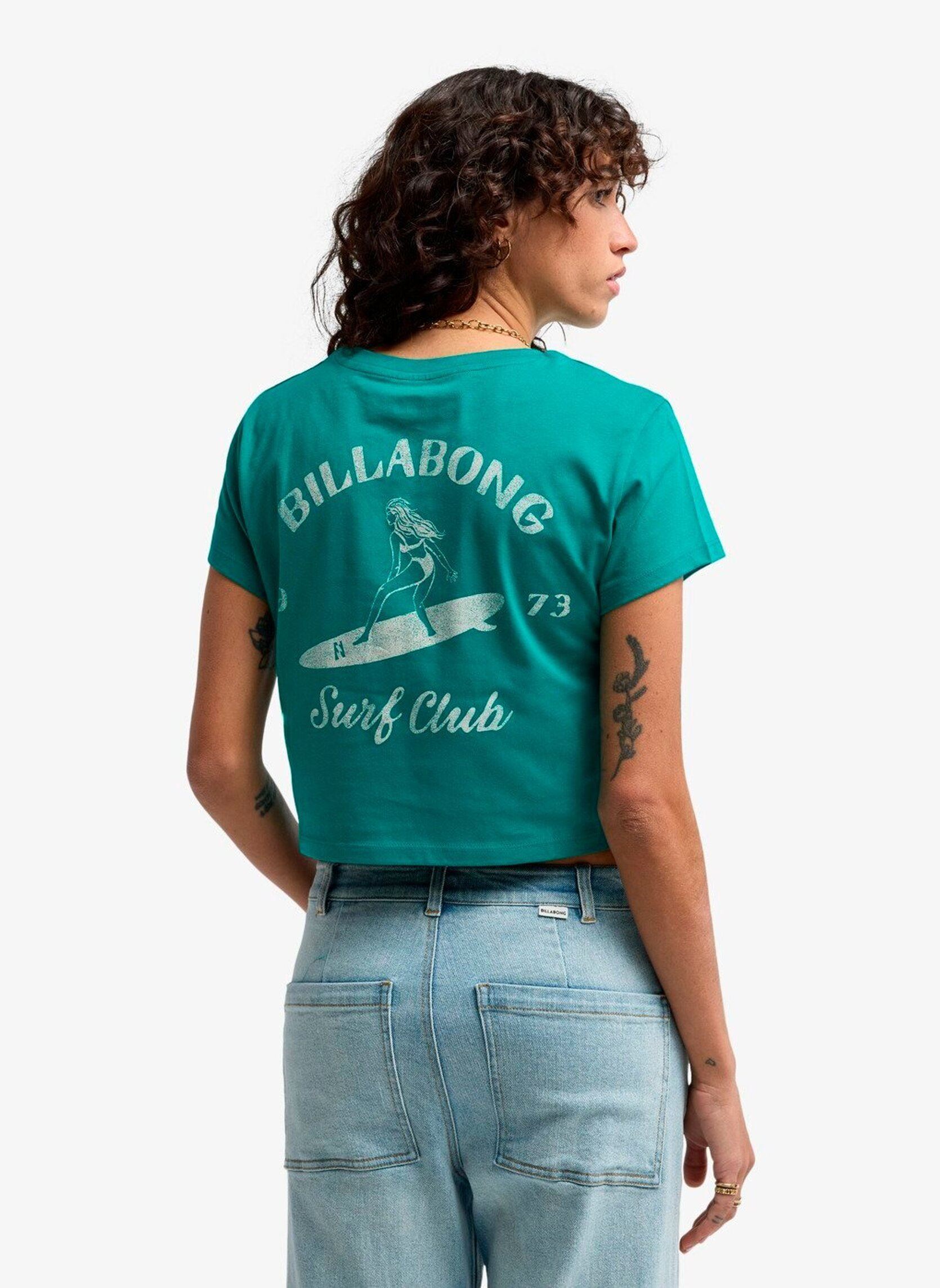 T-shirts Surf The Waves dames groen Billabong T-shirts Surf The Waves dames groen Ivy