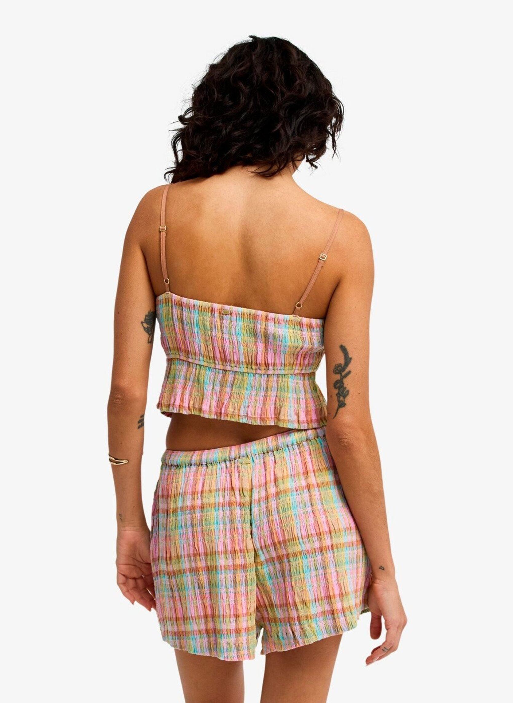 Tops Sweet Check Tank damen rosa Billabong Tops Sweet Check Tank damen rosa party pink